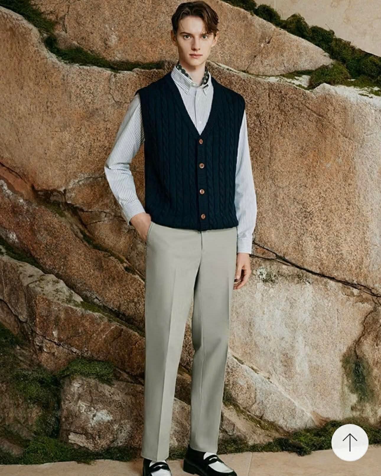 QUẦN CHINO KAKI CRE.MIEUX REGULAR FIT 3210