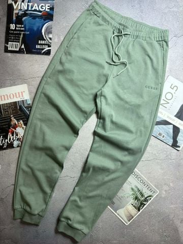 JOGGER NỈ COTTON GU.ESS BASIC 7924