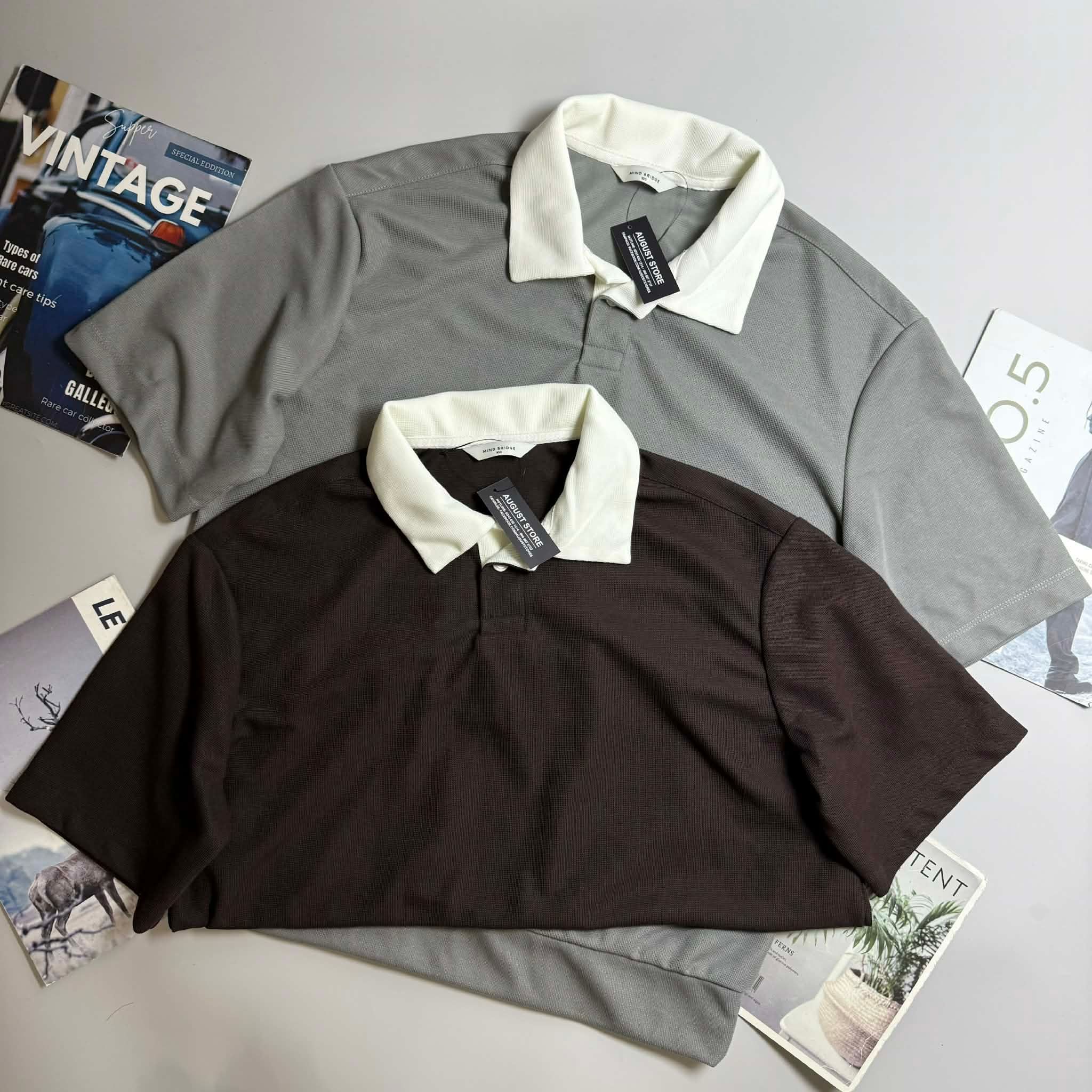 POLO MIND.BRIDGE PHỐI CỔ TRẮNG 3230