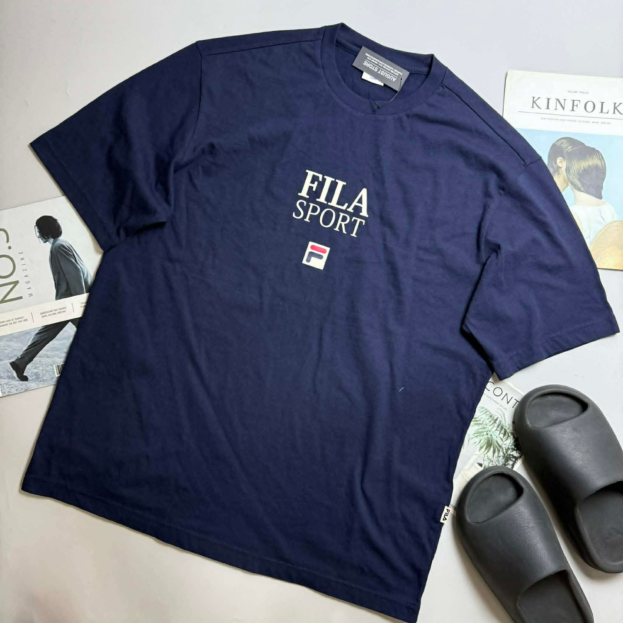 ÁO CT FI.LA UNISEX HERITAGE SERIF LOGO 6605