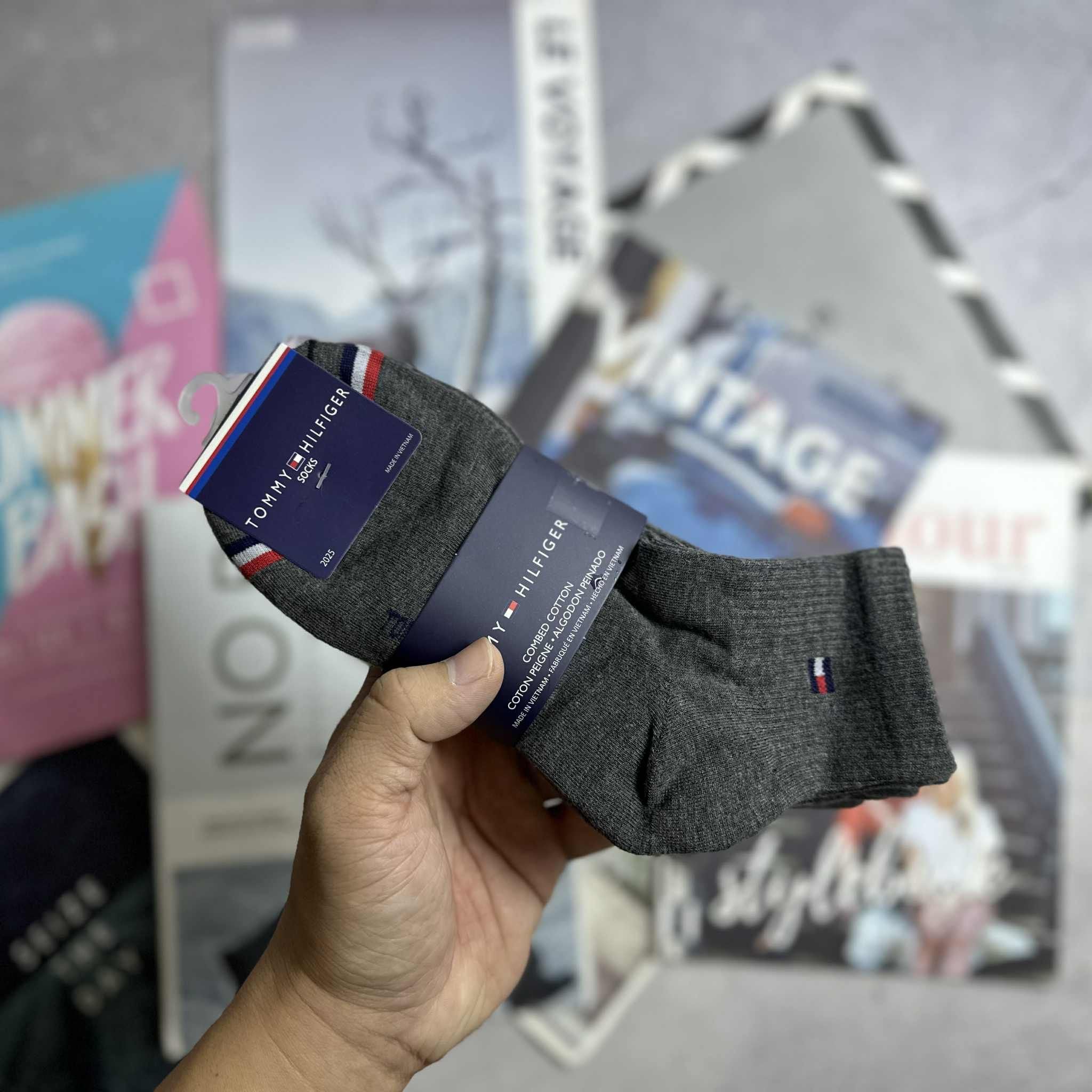 PACK 6 ĐÔI TẤT TOM.MY HILFIGER 9686