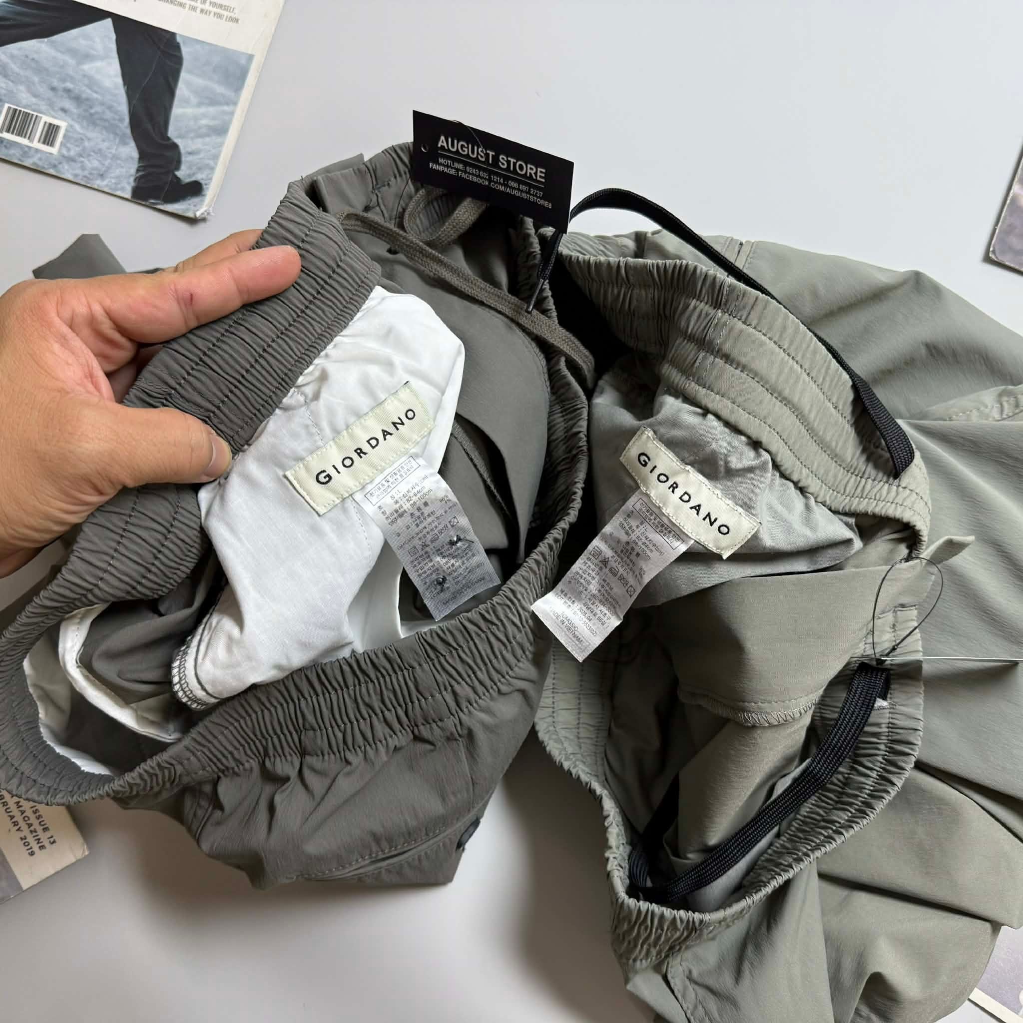 SHORT GIÓ GIOR.DANO CẠP CHUN 3924