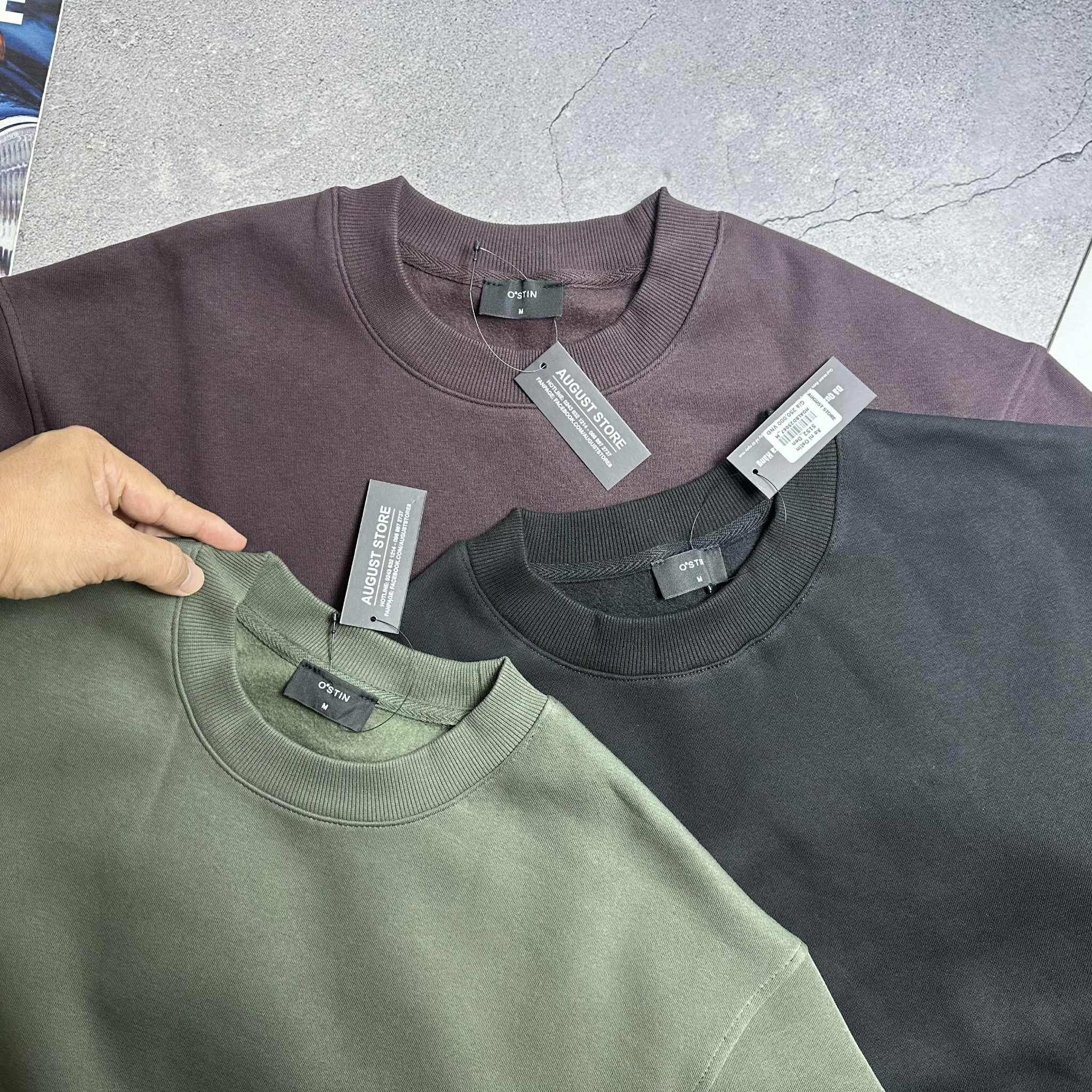 ÁO NỈ LÓT LÔNG OS.TIN BASIC 5152