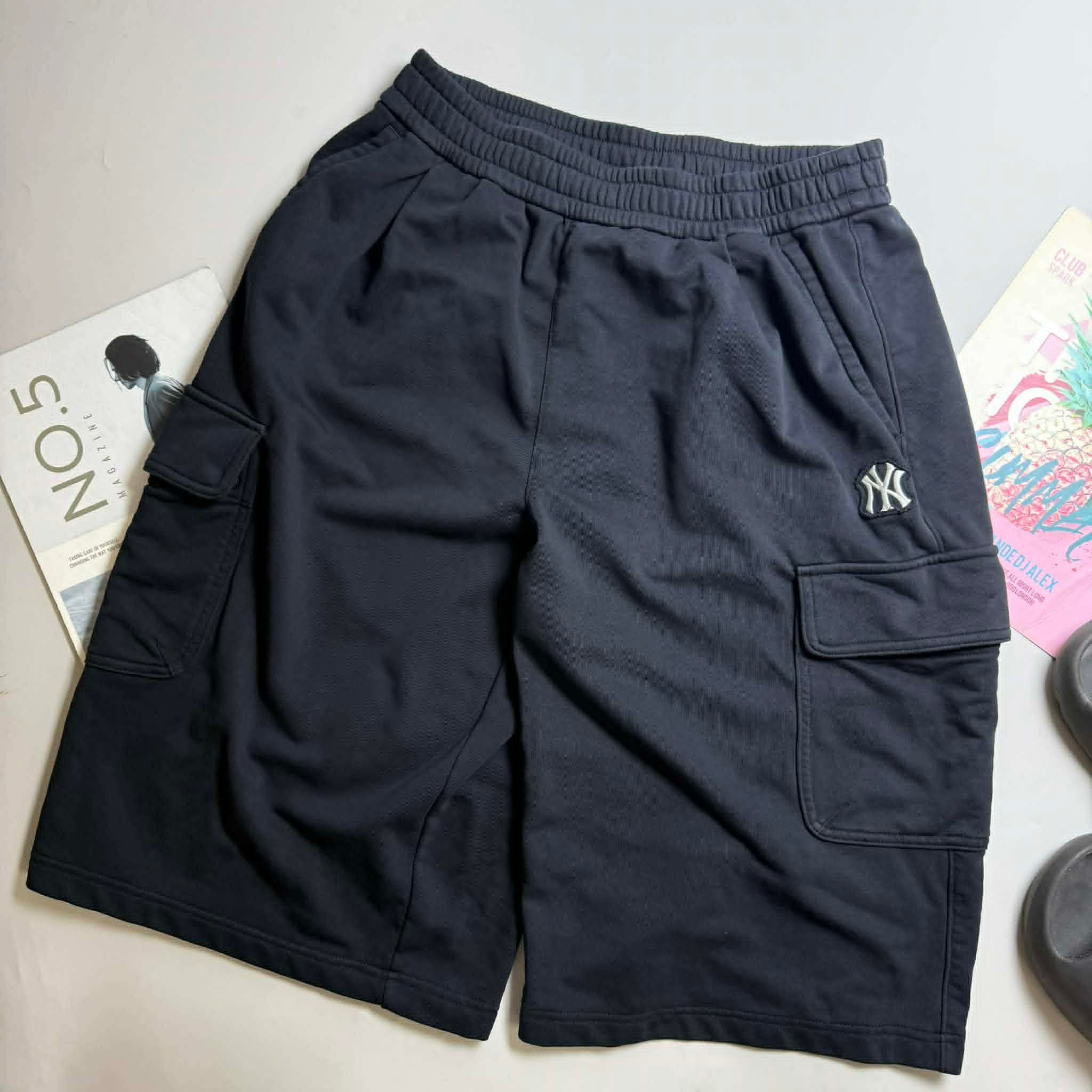 SHORT NỈ M.L.B BASIC SMALL LOGO CARGO 5460