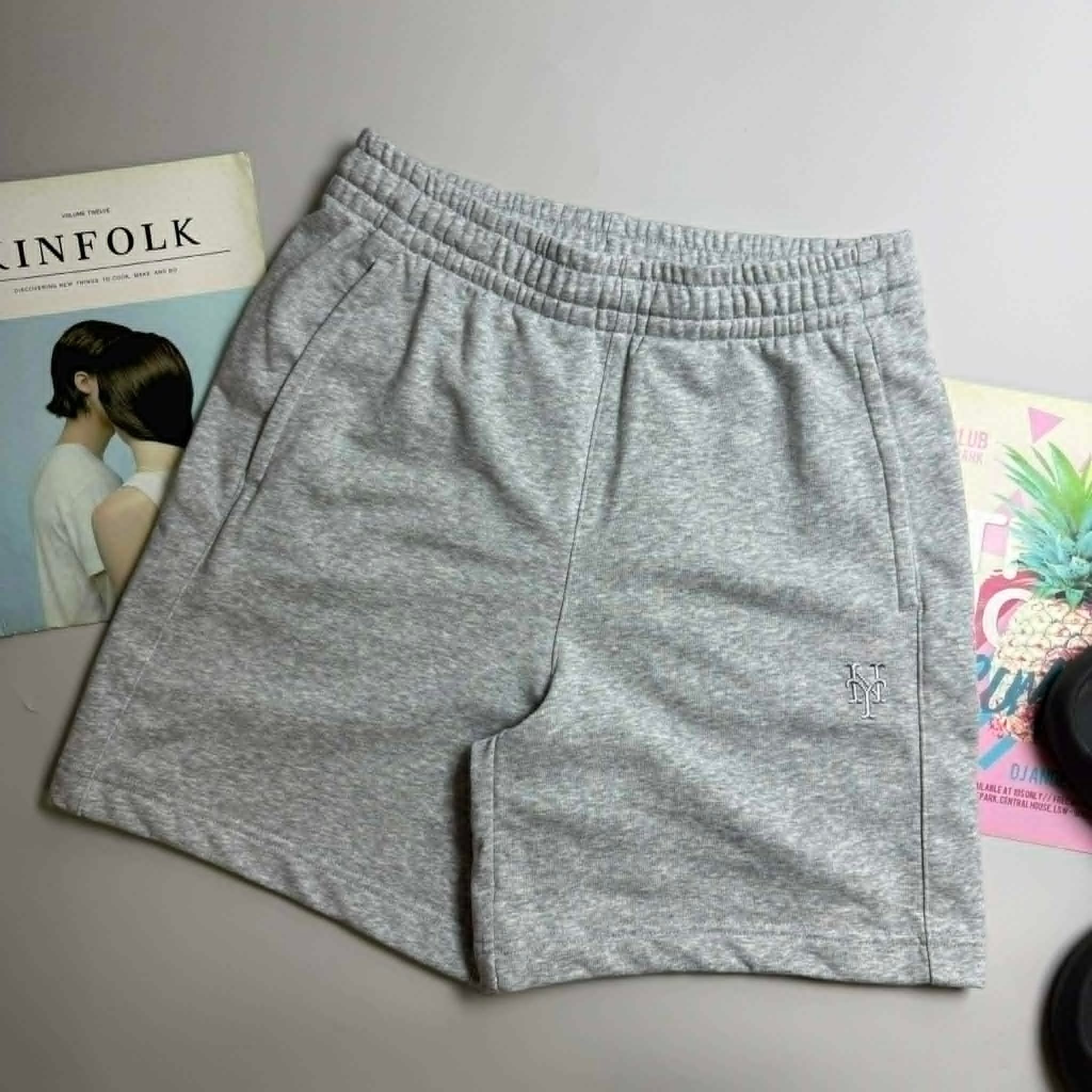 SHORT NỈ M.L.B BASIC SMALL LOGO 6IN 5462