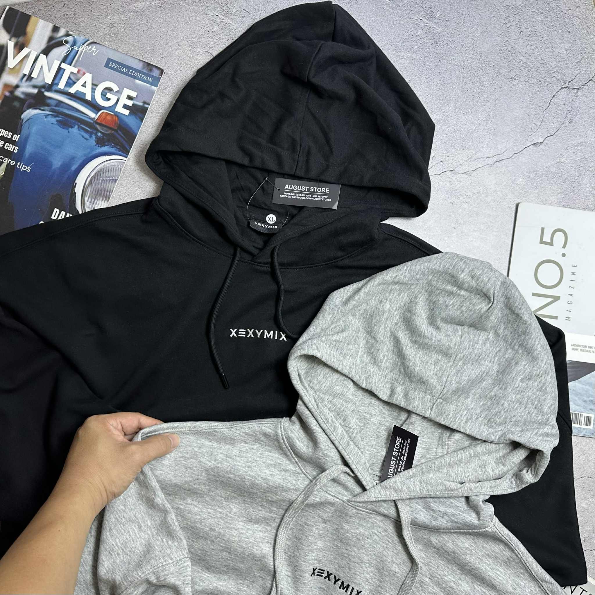 HOODIE XEXY.MIX FINE COTTON OVERFIT MẶC ĐÔI 2813