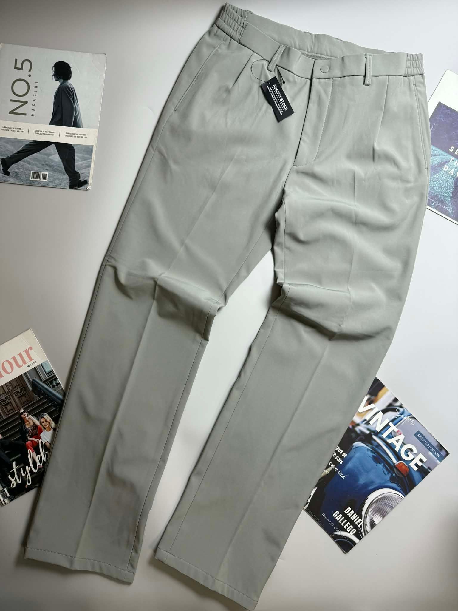 QUẦN VẢI GIÓ LÓT NỈ CẠP CHUN CRO.CODILE 4516