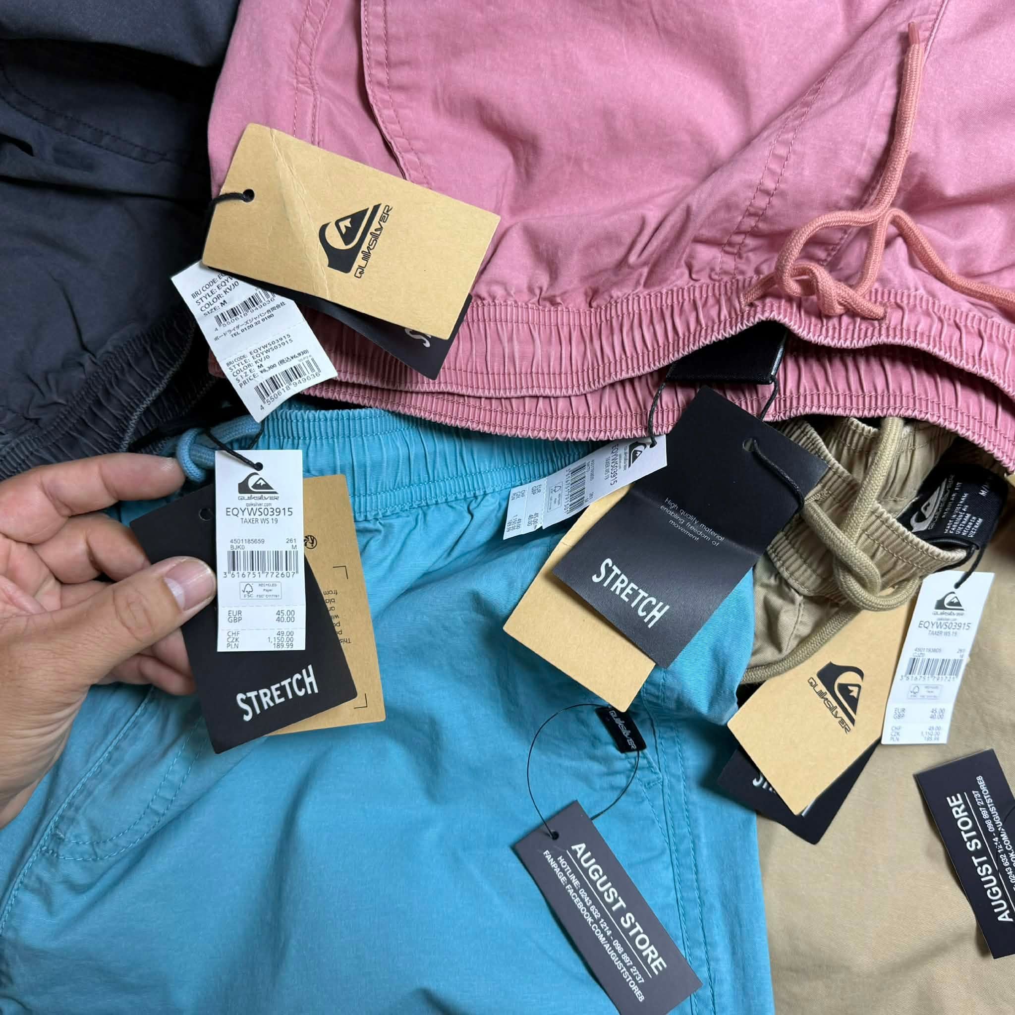 SHORT QUIK.SILVER TAXER WS 19