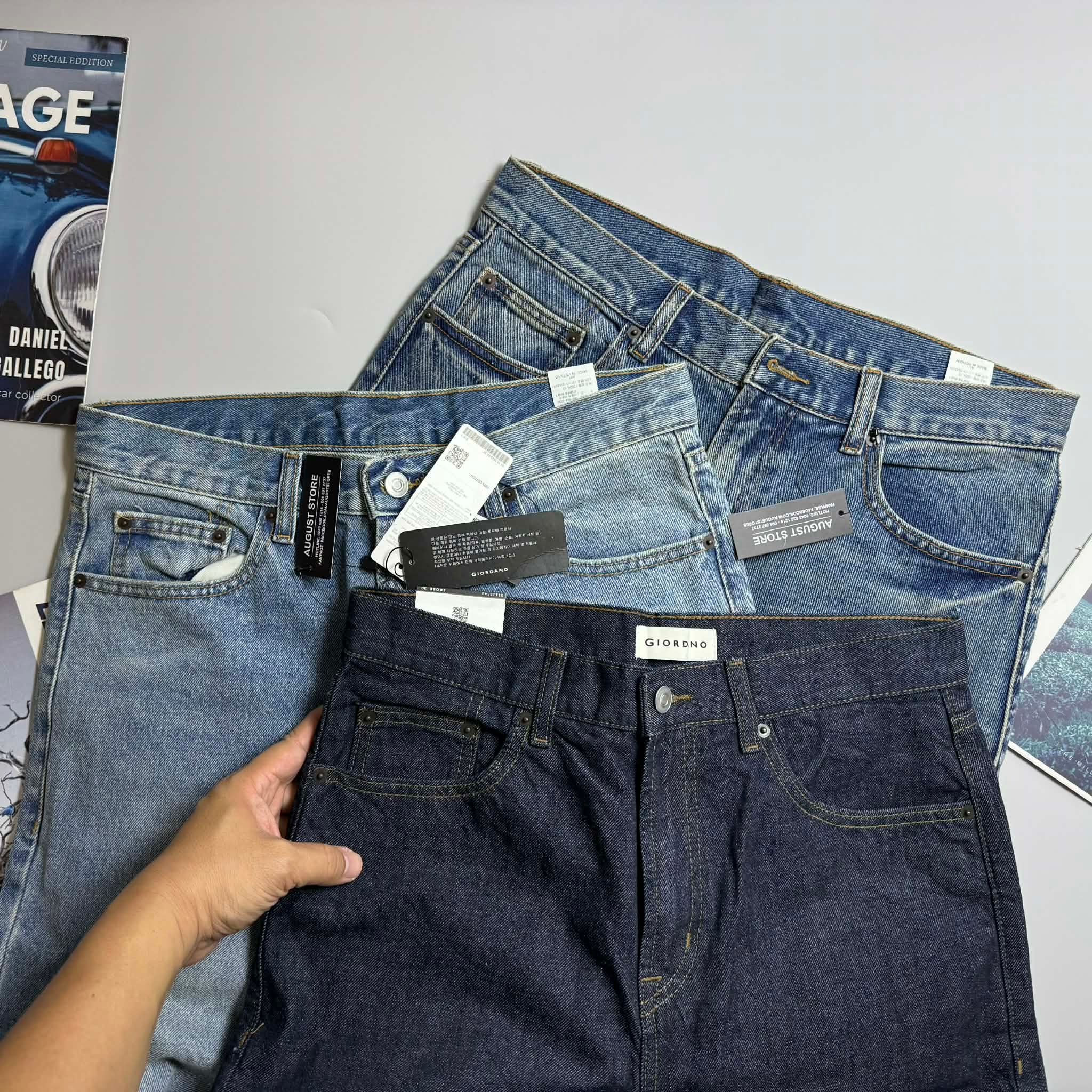 QUẦN JEAN GIOR.DANO DÁNG LOOSE FIT 2243