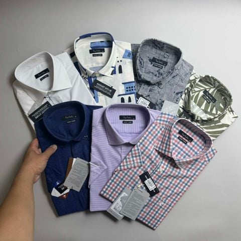 SƠ MI CT PIE.CARDIN TÚI NGỰC LOGO THÊU 5975