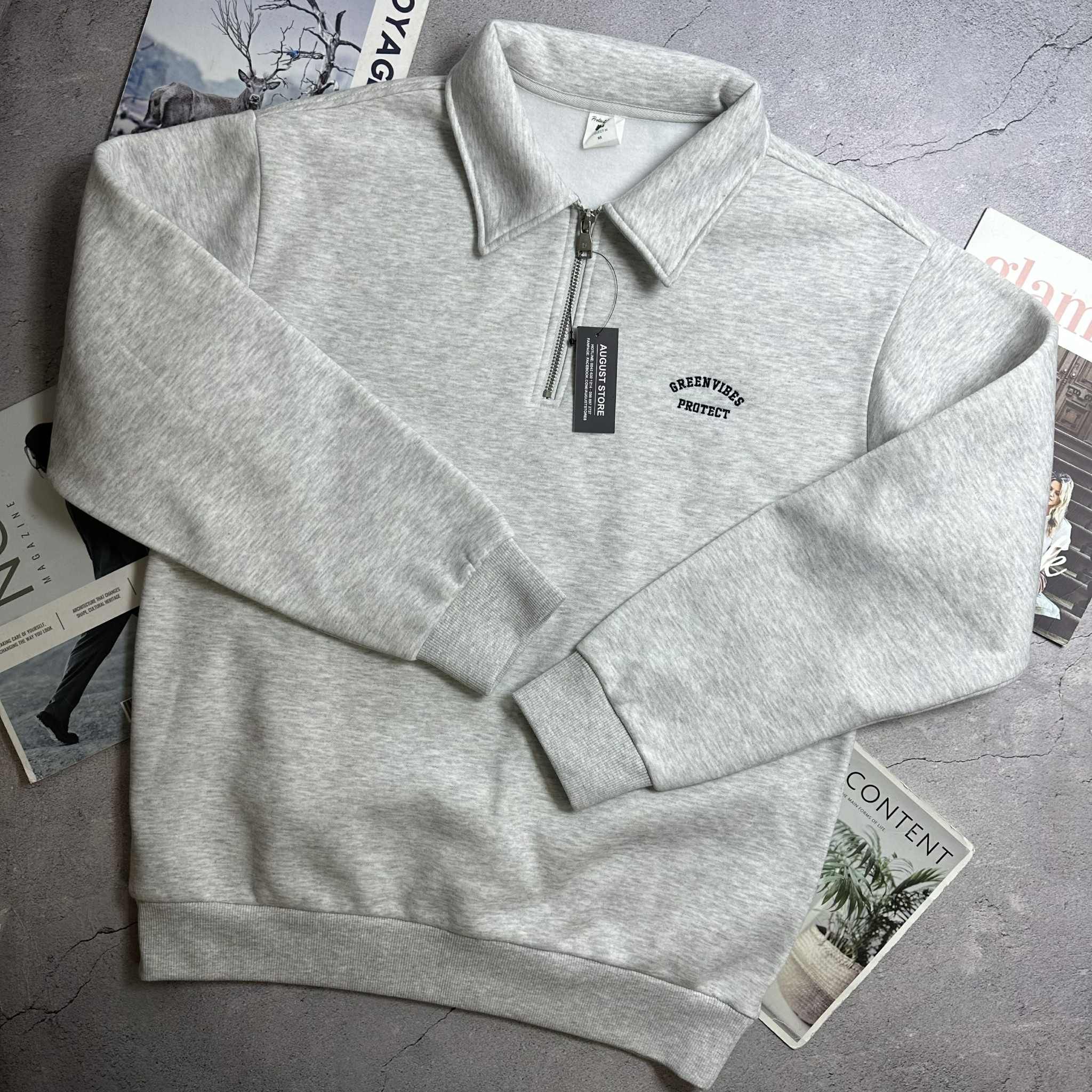 ÁO NỈ CỔ KÉO KHÓA PRO.JECT M 1824