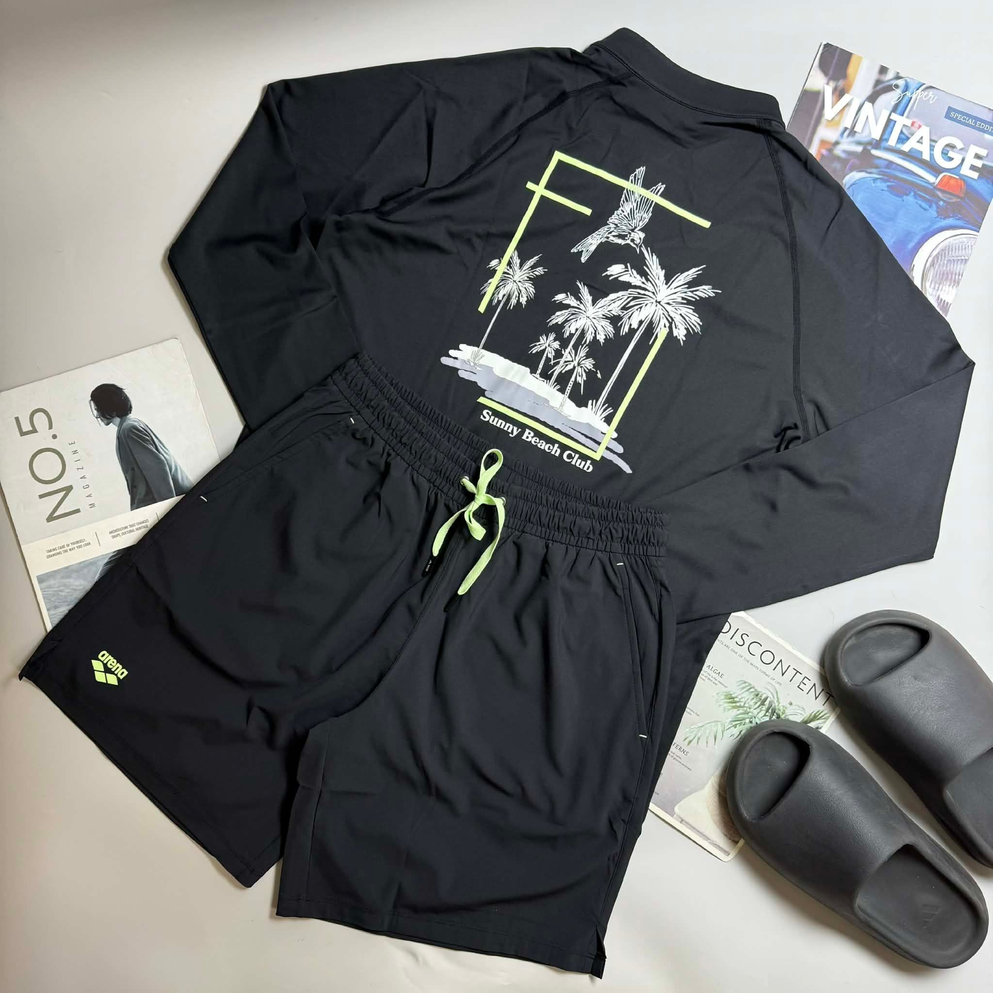 BỘ ĐỒ CHỐNG NẮNG ARENA RELAX FIT ZIP UP 5510