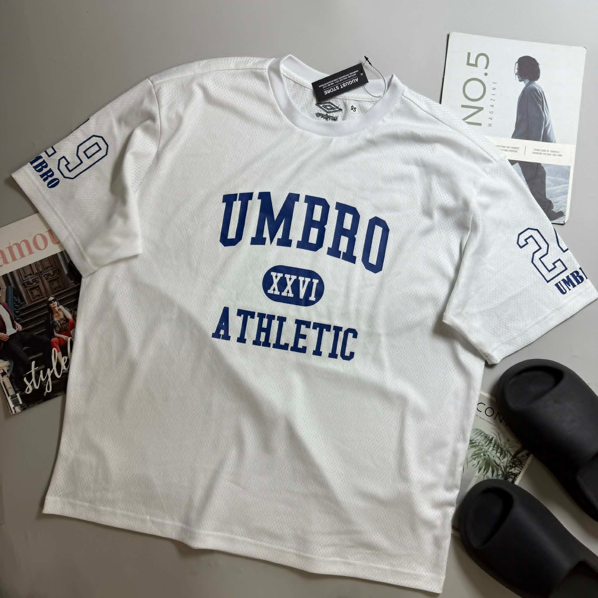 ÁO CT UM.BRO MESH GRAPHIC LOGO UNISEX 5513