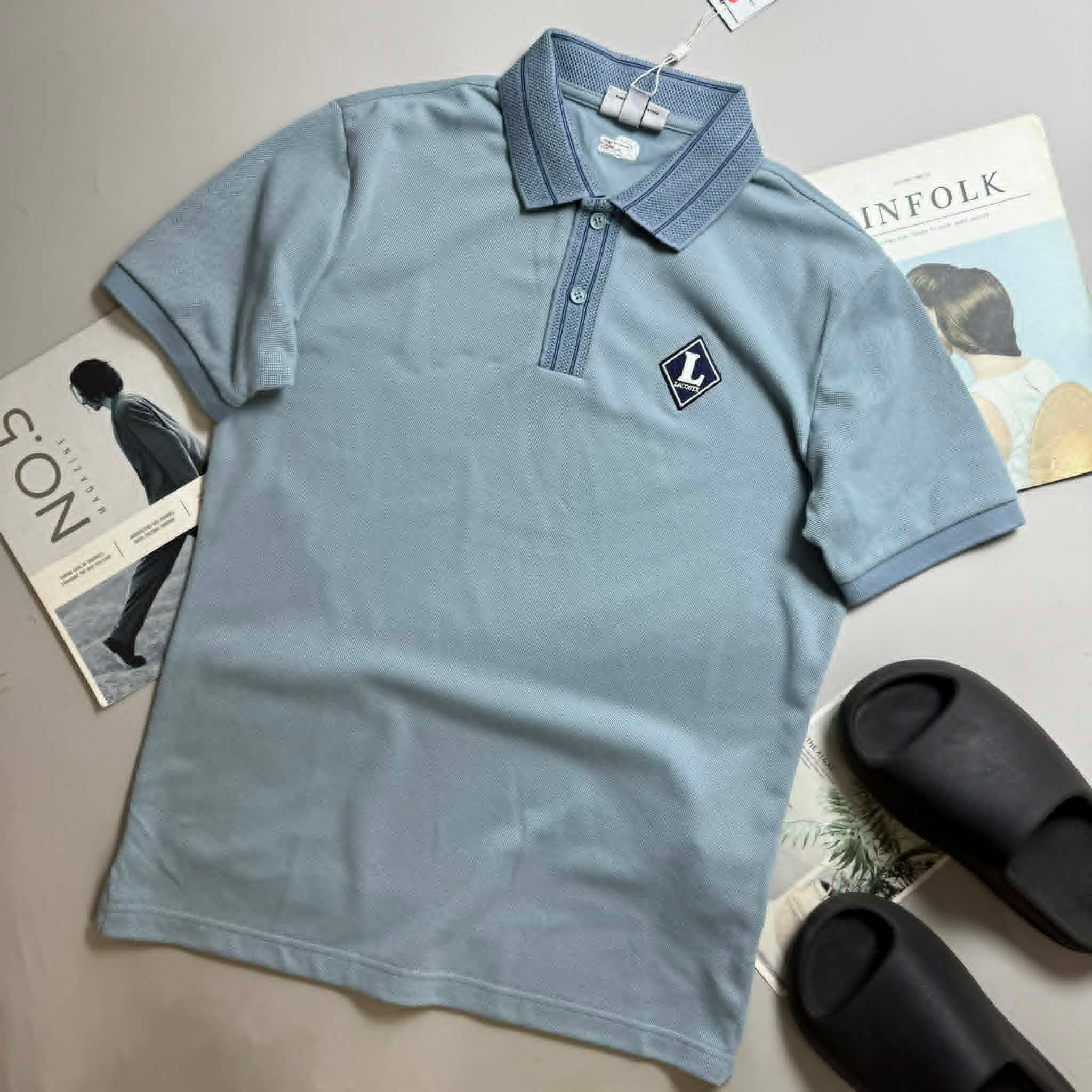 POLO LA.COSTE LOGO L THÊU NGỰC 7658