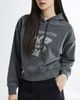 HOODIE NỈ SPAO NỮ BLACK BUNNIES CLUB 5207