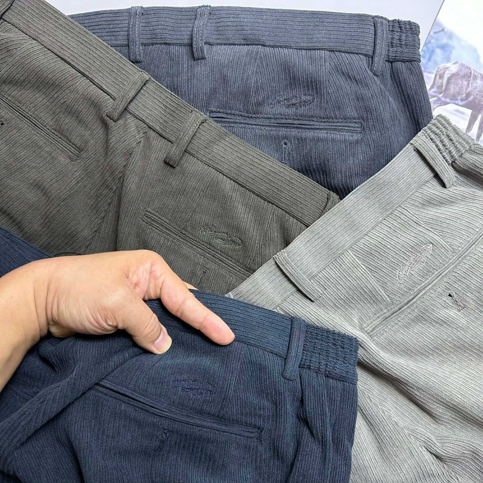 QUẦN NHUNG KẺ TĂM CẠP CHUN CRO.CODILE 4502