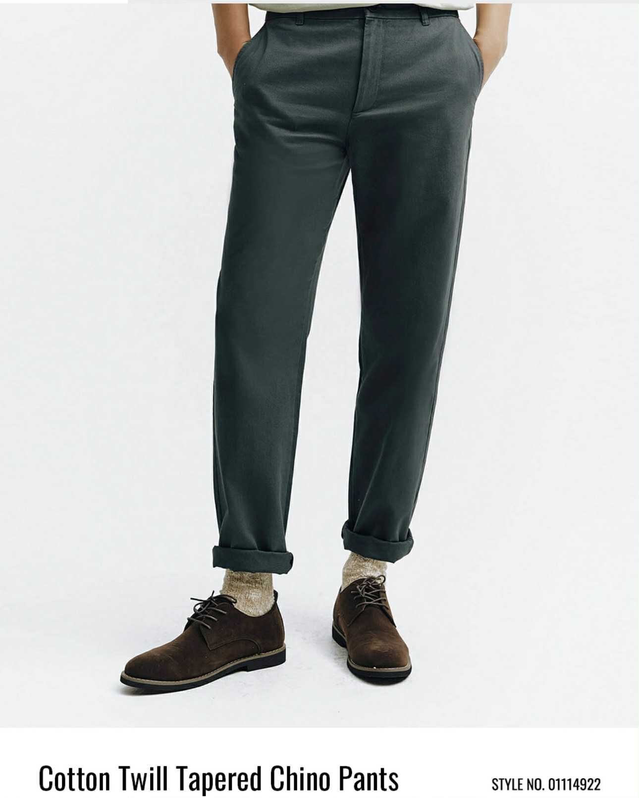 CHINO KAKI GIOR.DANO COTTON TWILL TAPERED FIT 4960