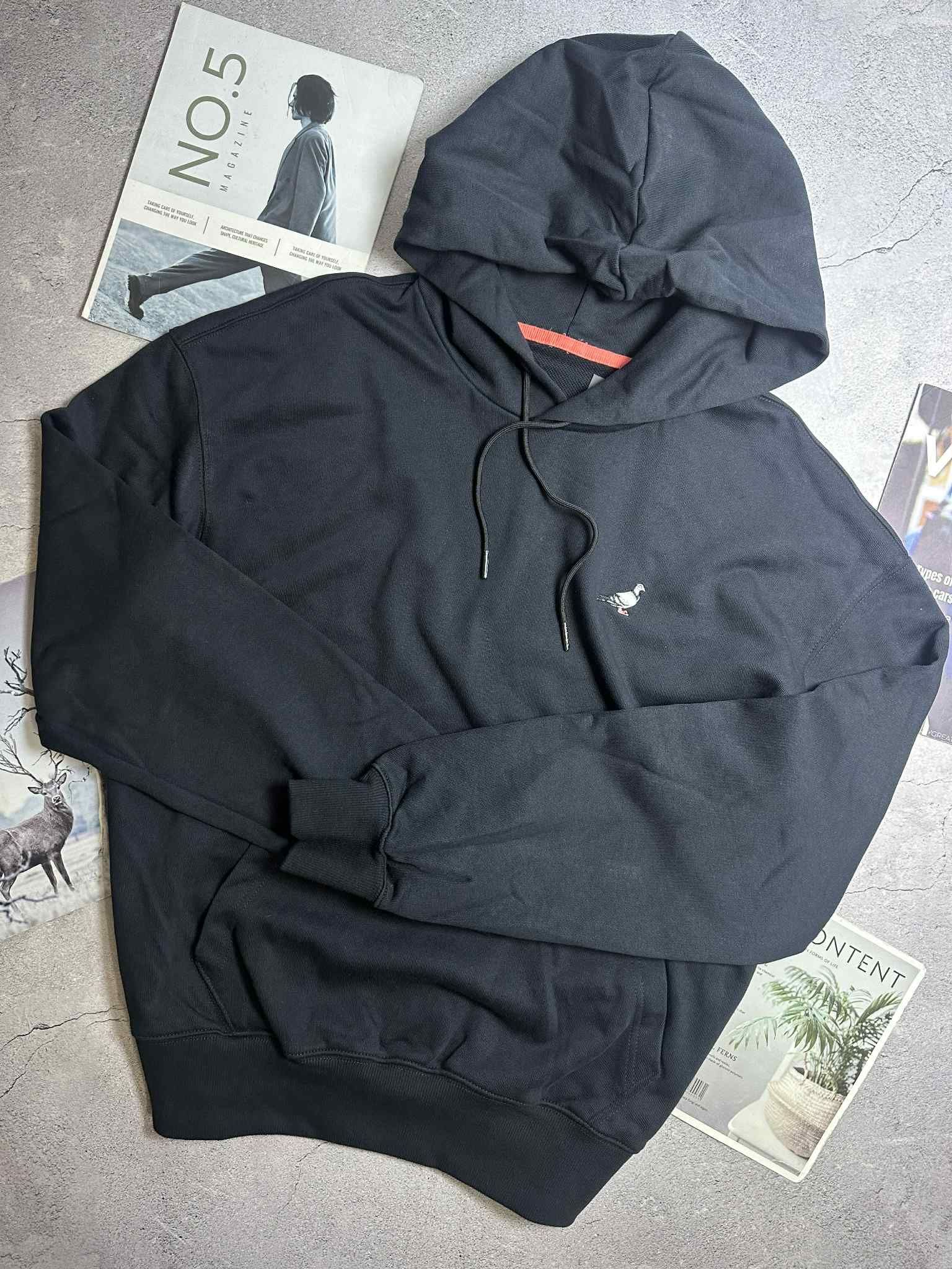 HOODIE NỈ MŨ STAP.LE EMB PIGEON 6951