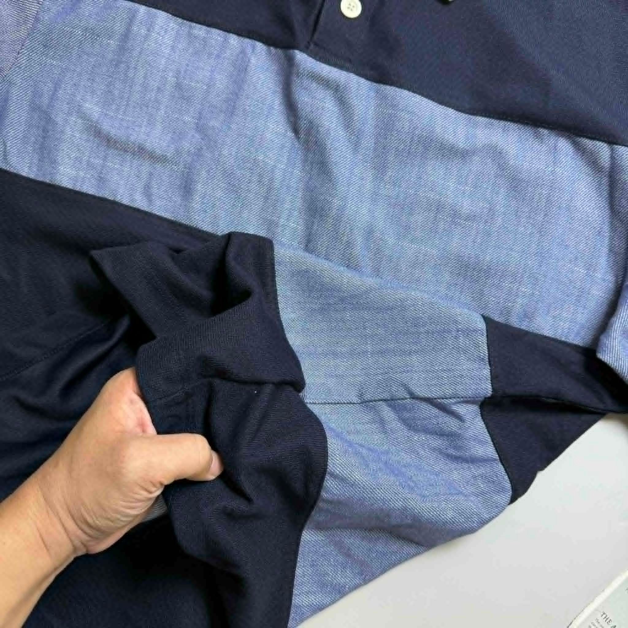 POLO KẺ NGANG MIND.BRIDGE COUTURE 6162