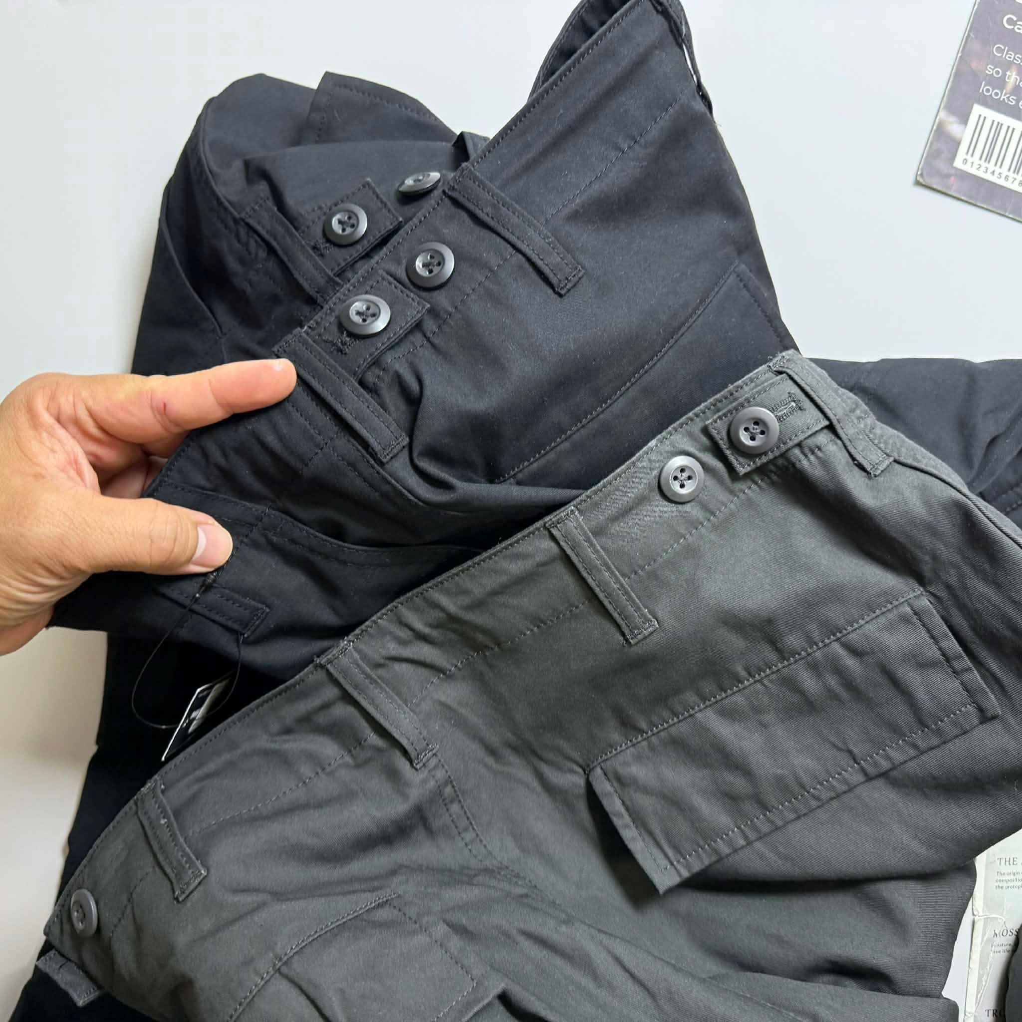 QUẦN KAKI MU.SINSA WIDE SLIDE ZIPPER CARGO 3786