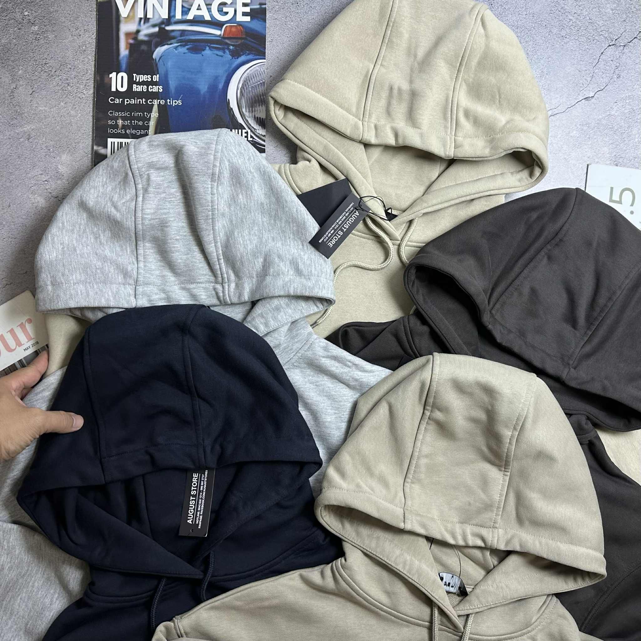 HOODIE NỈ MŨ OS.TIN BASIC 5154