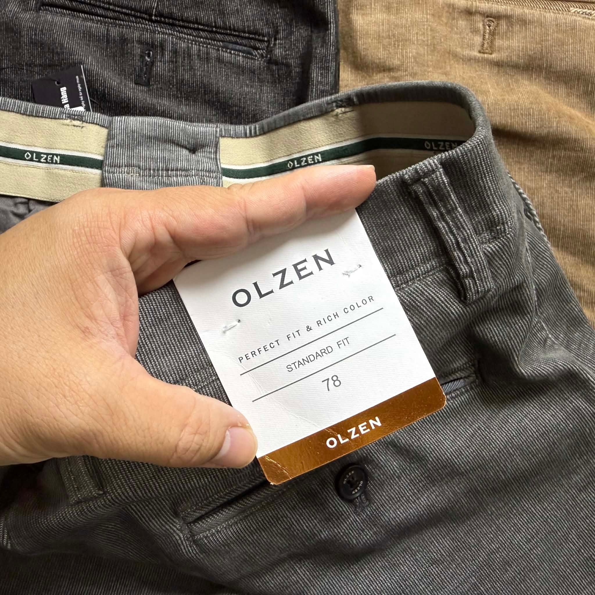 QUẦN NHUNG LÓT NỈ OL.ZEN STANDARD FIT 3034