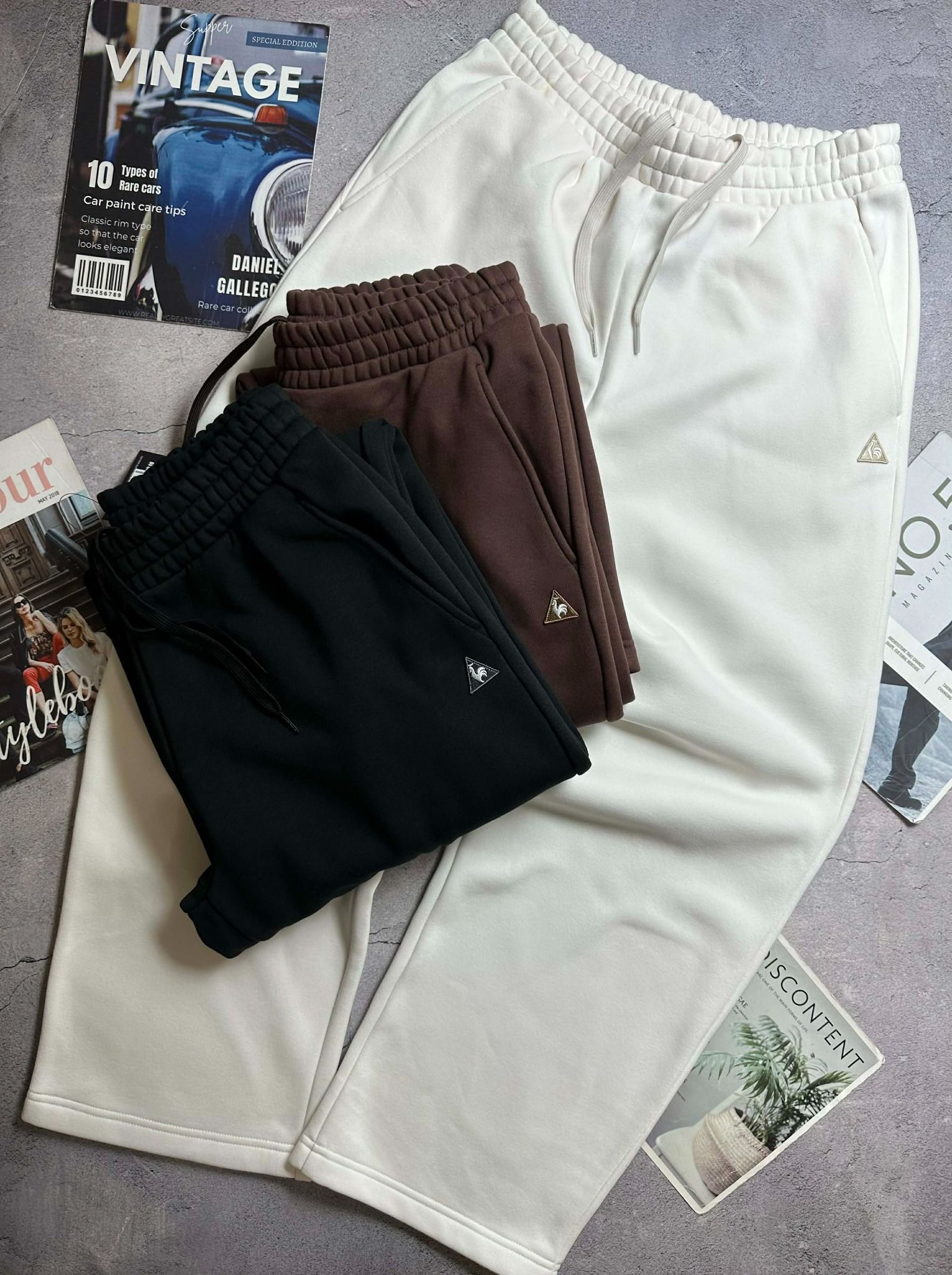 QUẦN NỈ SUÔNG LE.COQ UNISEX MẶC ĐÔI 6505