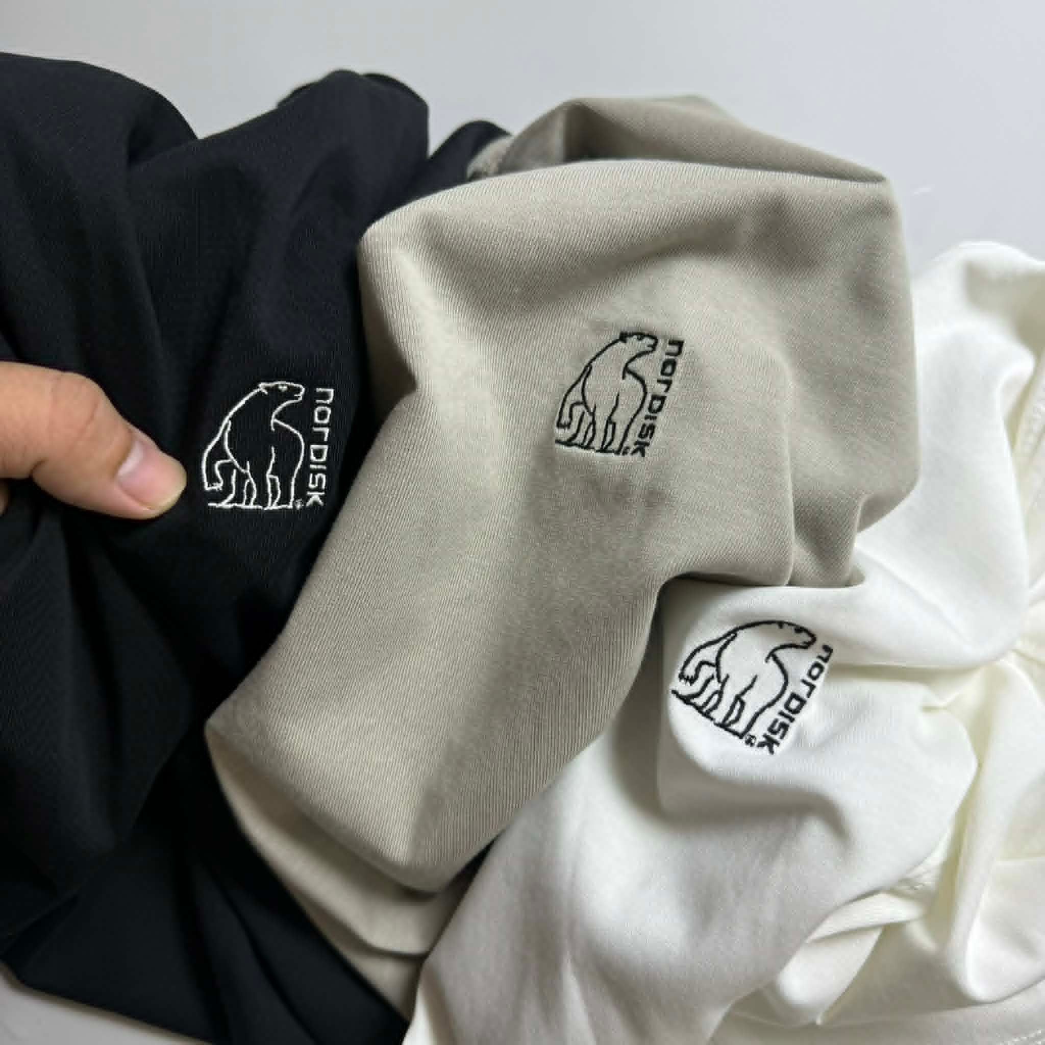 ÁO CT NOR.DISK HÌNH IN SAU LƯNG UNISEX 3014