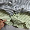 SƠ MI CỘC TAY SLOW.ACID KẺ OVERSIZE 7252