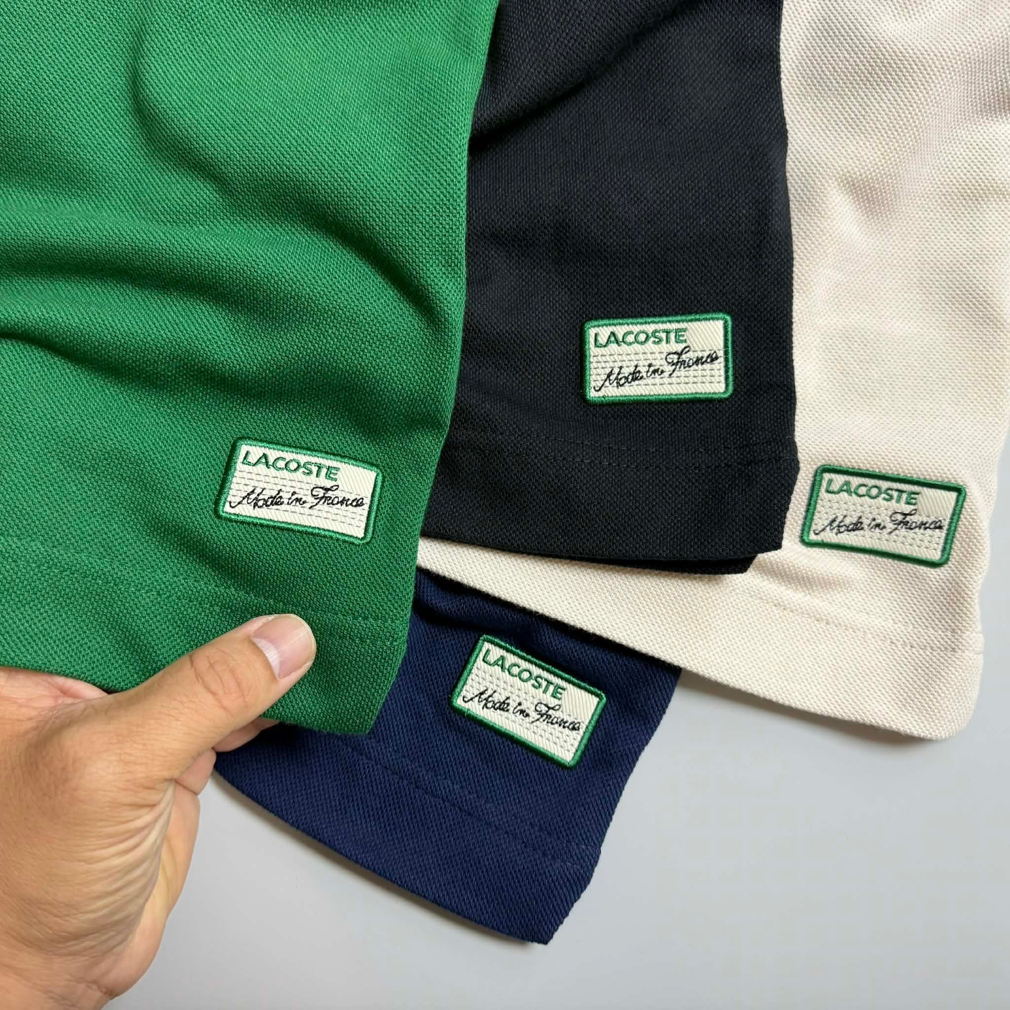 POLO LA.COSTE CỔ KẺ & LOGO VẠT ÁO 7628