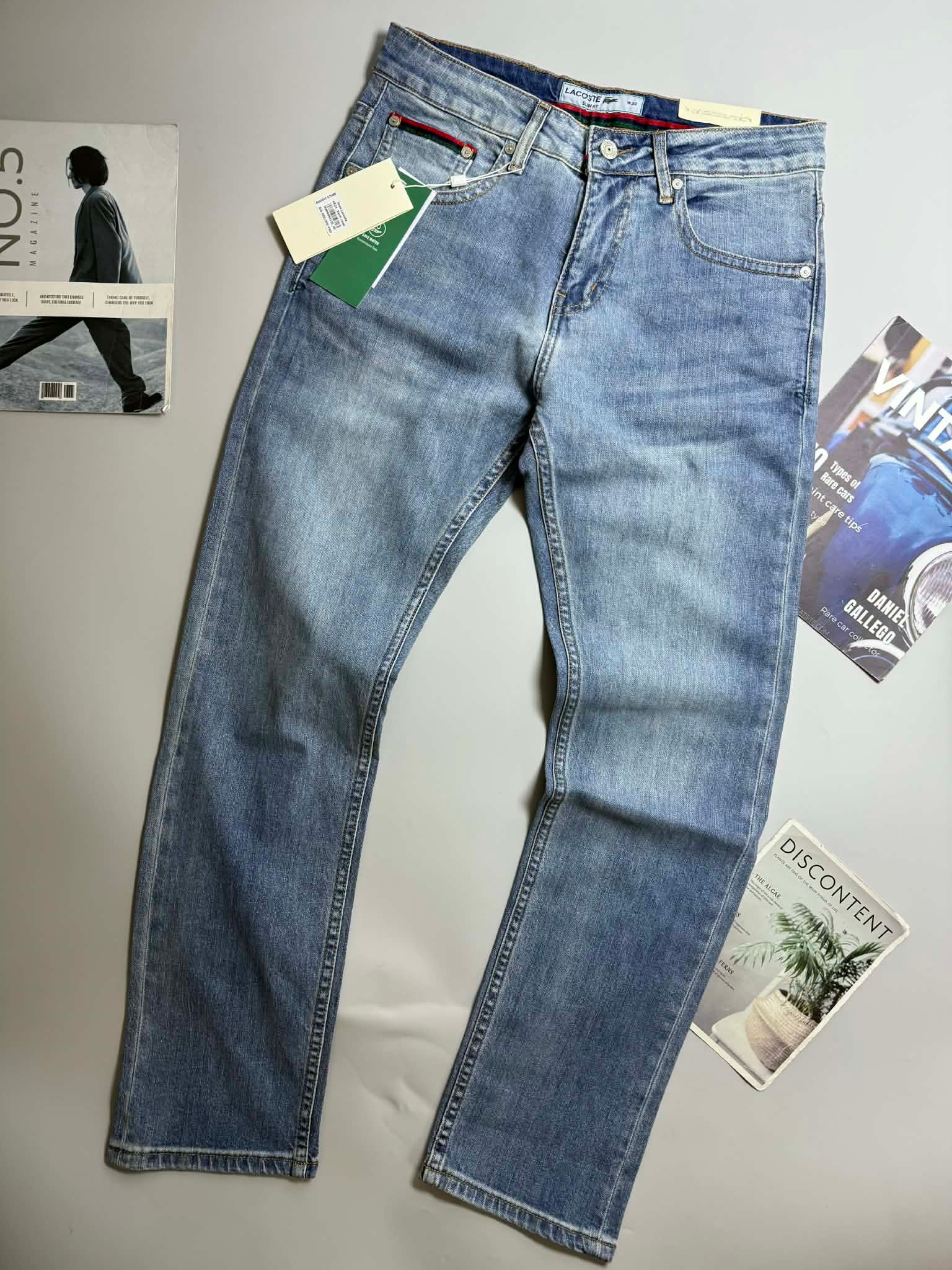 JEAN LA.COSTE SLIMFIT LOGO TÚI SAU 4824