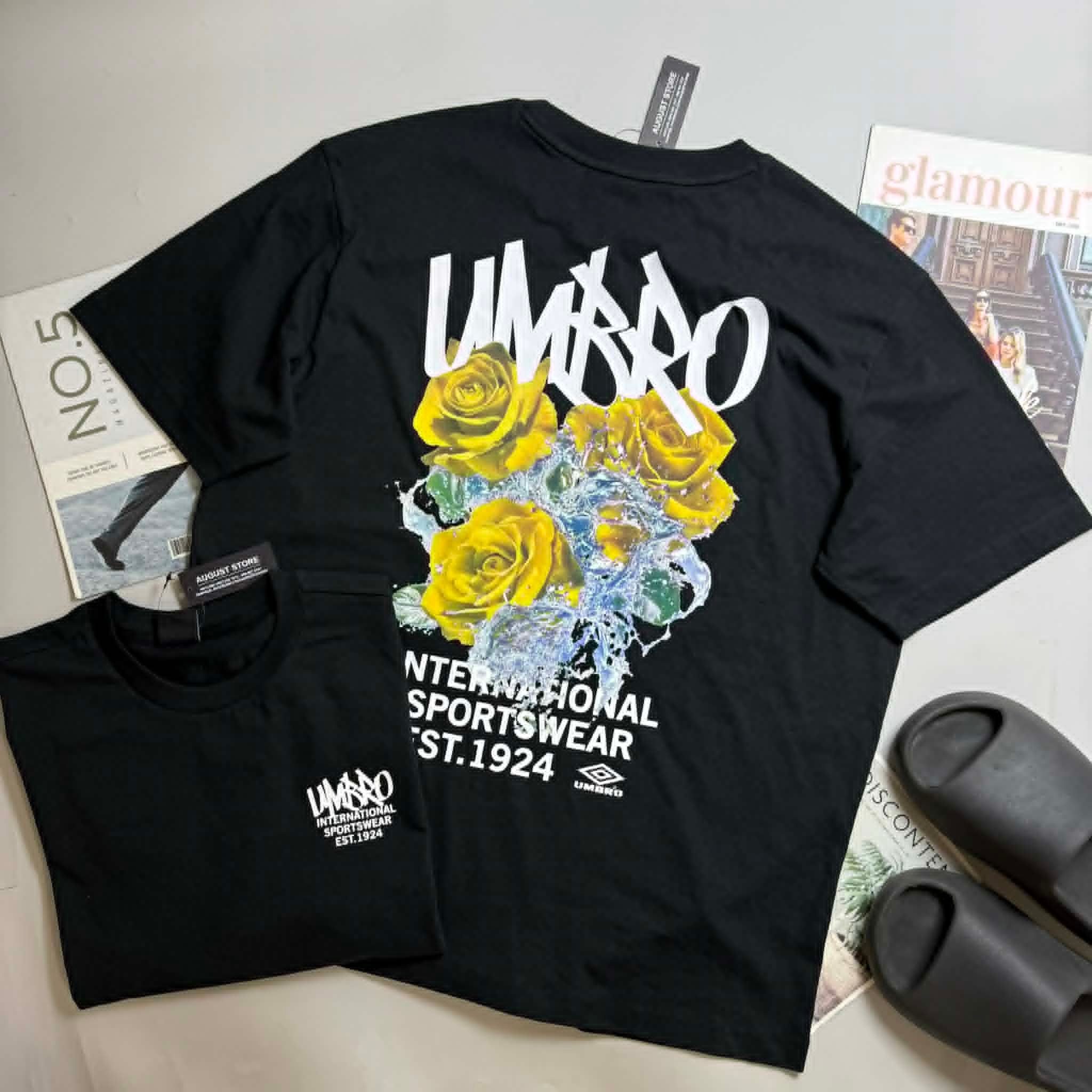 ÁO CT UM.BRO IN HÌNH UNISEX MẶC ĐÔI 5511