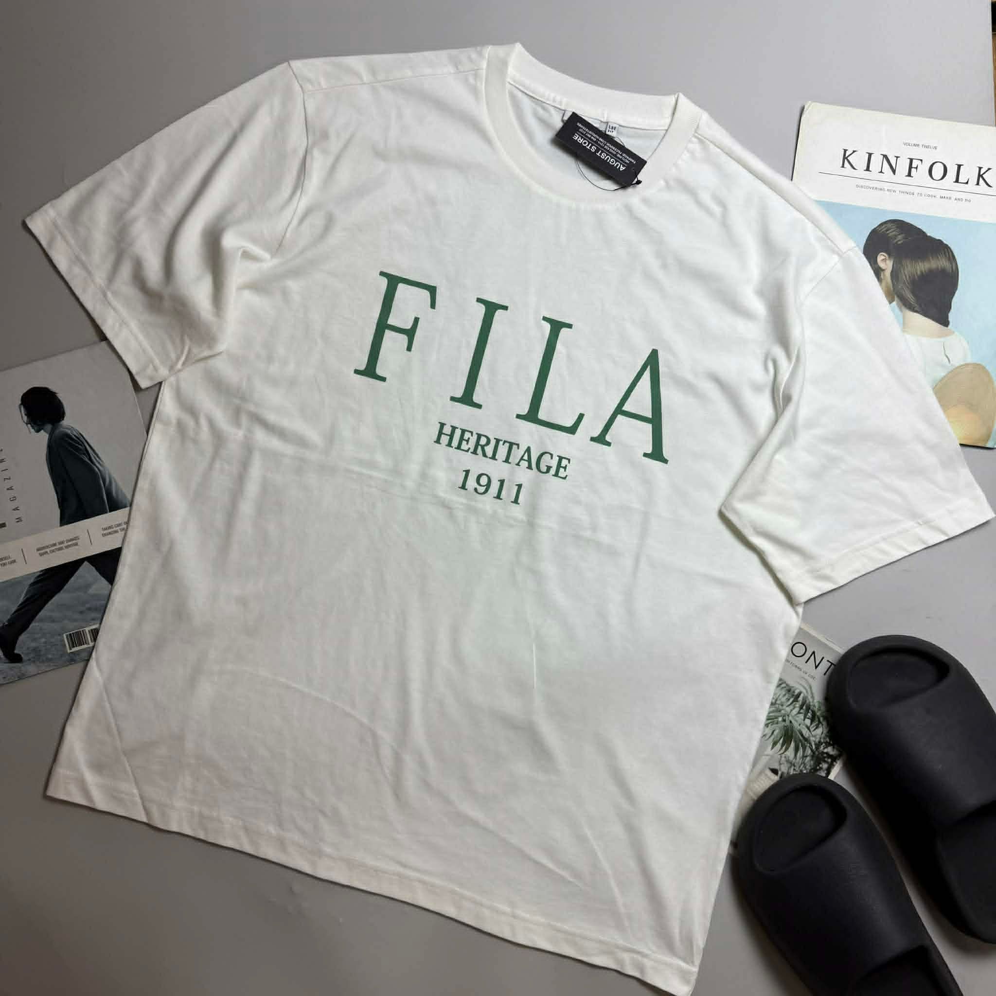 ÁO CT FI.LA UNISEX HERITAGE SERIF LOGO 6605