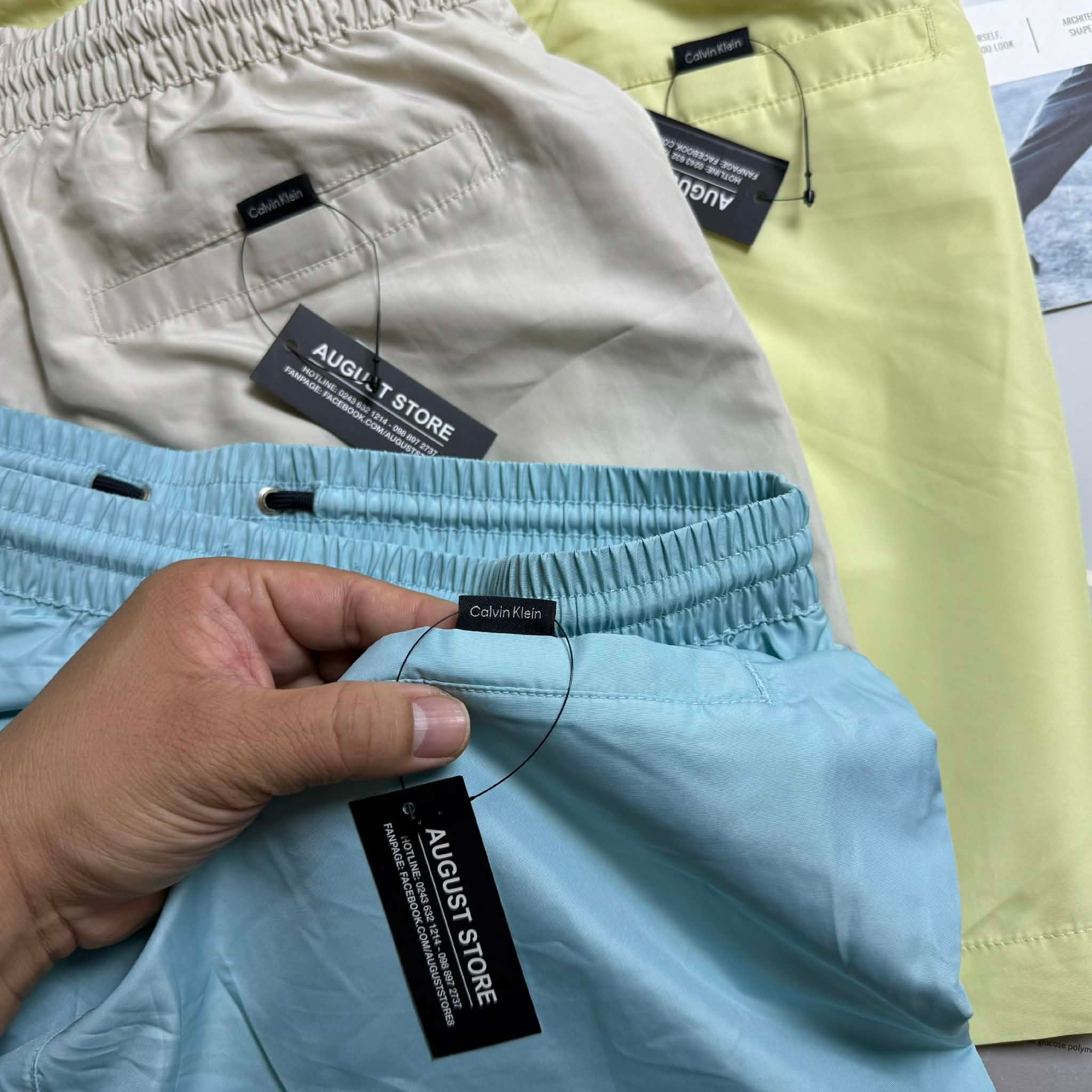 QUẦN BƠI C.K VẢI GIÓ LÓT LƯỚI 7157