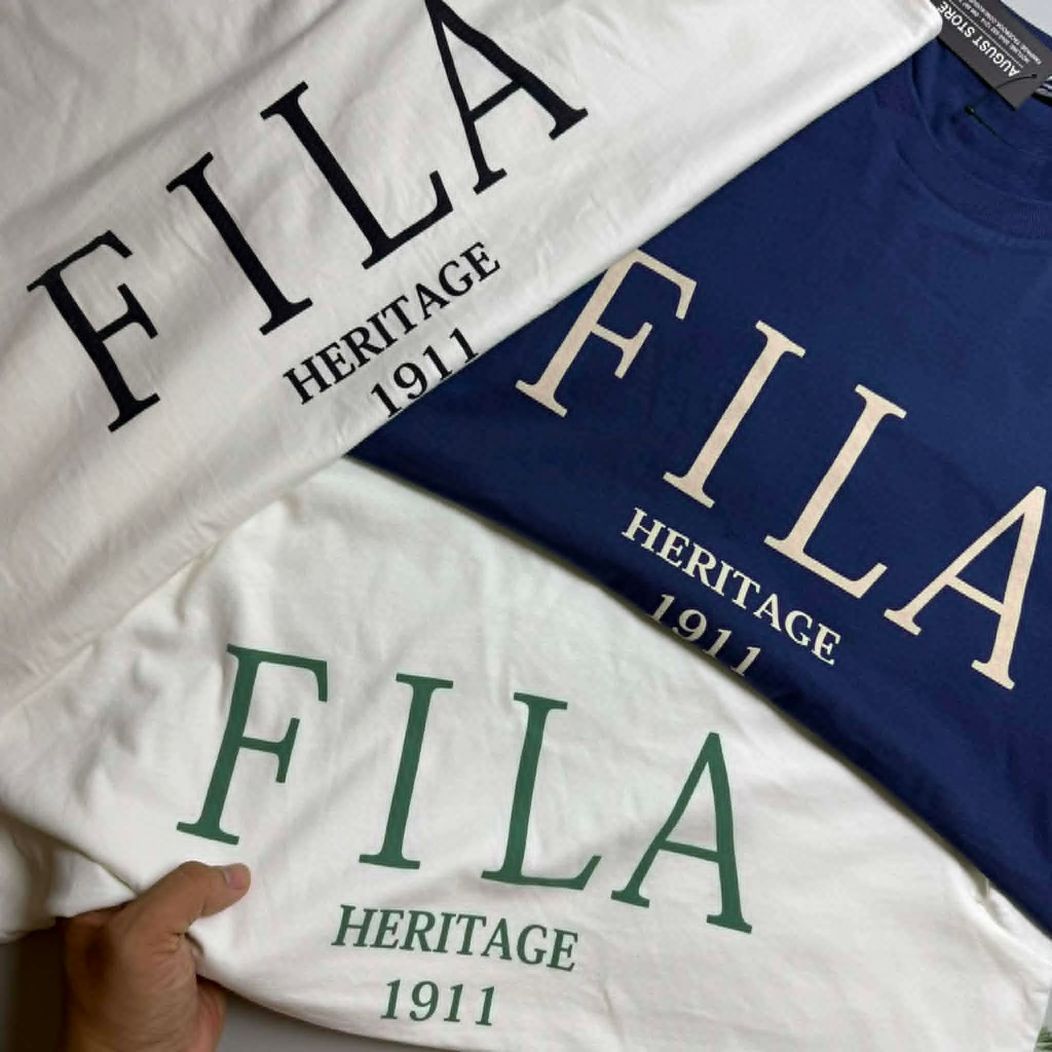 ÁO CT FI.LA UNISEX HERITAGE SERIF LOGO 6605