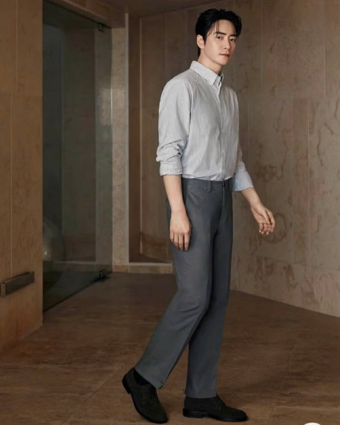 QUẦN CHINO KAKI CRE.MIEUX REGULAR FIT 3210