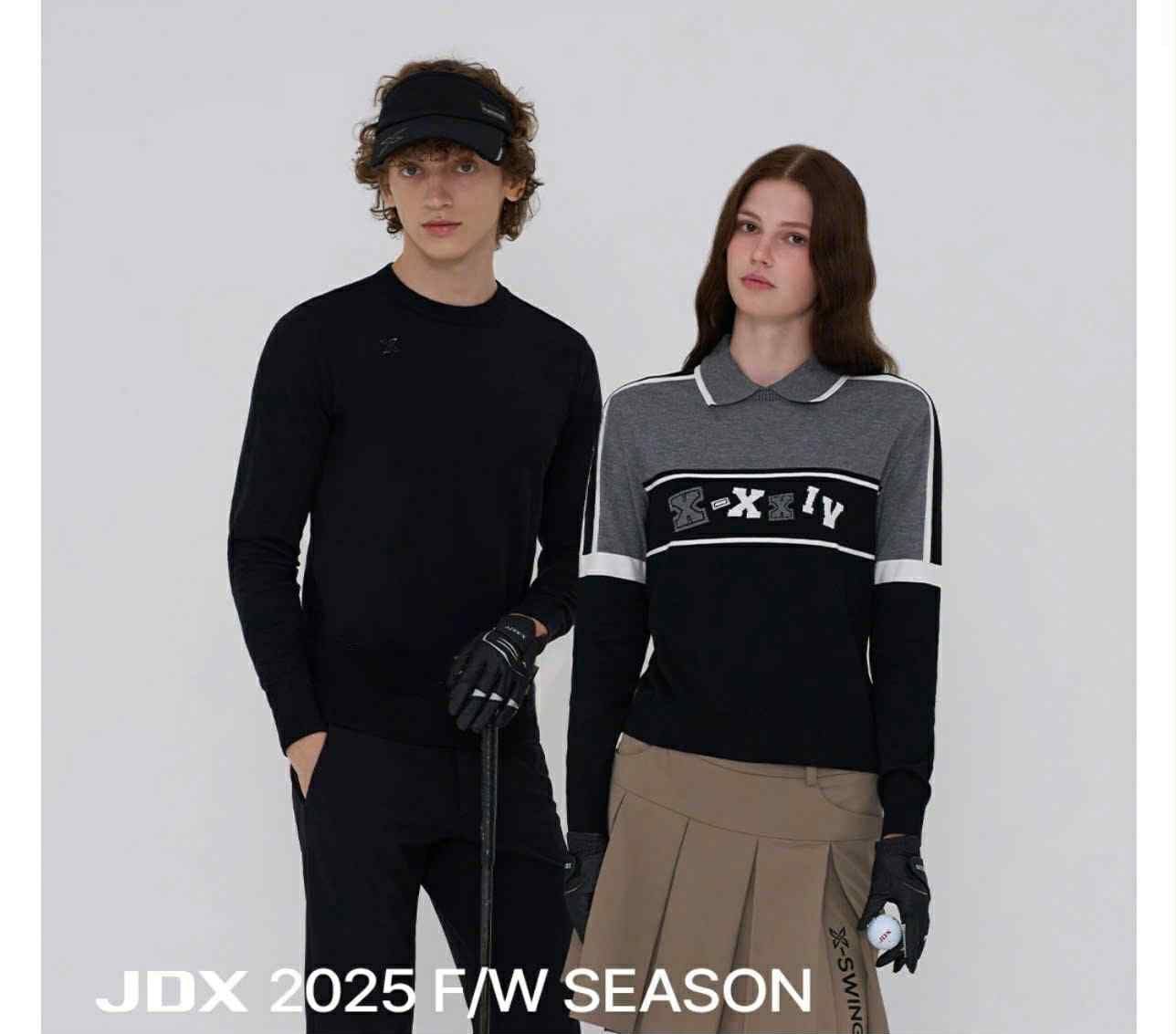 ÁO LEN J.D.X GOLF TAY VIỀN SỌC 3314