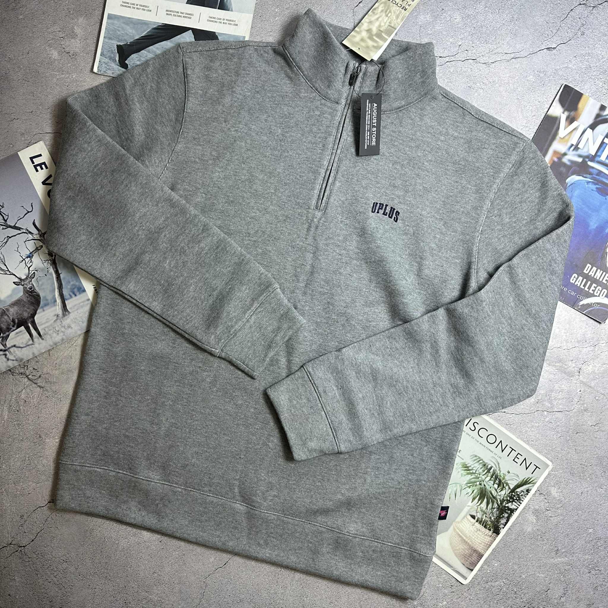 ÁO NỈ CỔ KHÓA LÓT LÔNG U.PLUS 7903