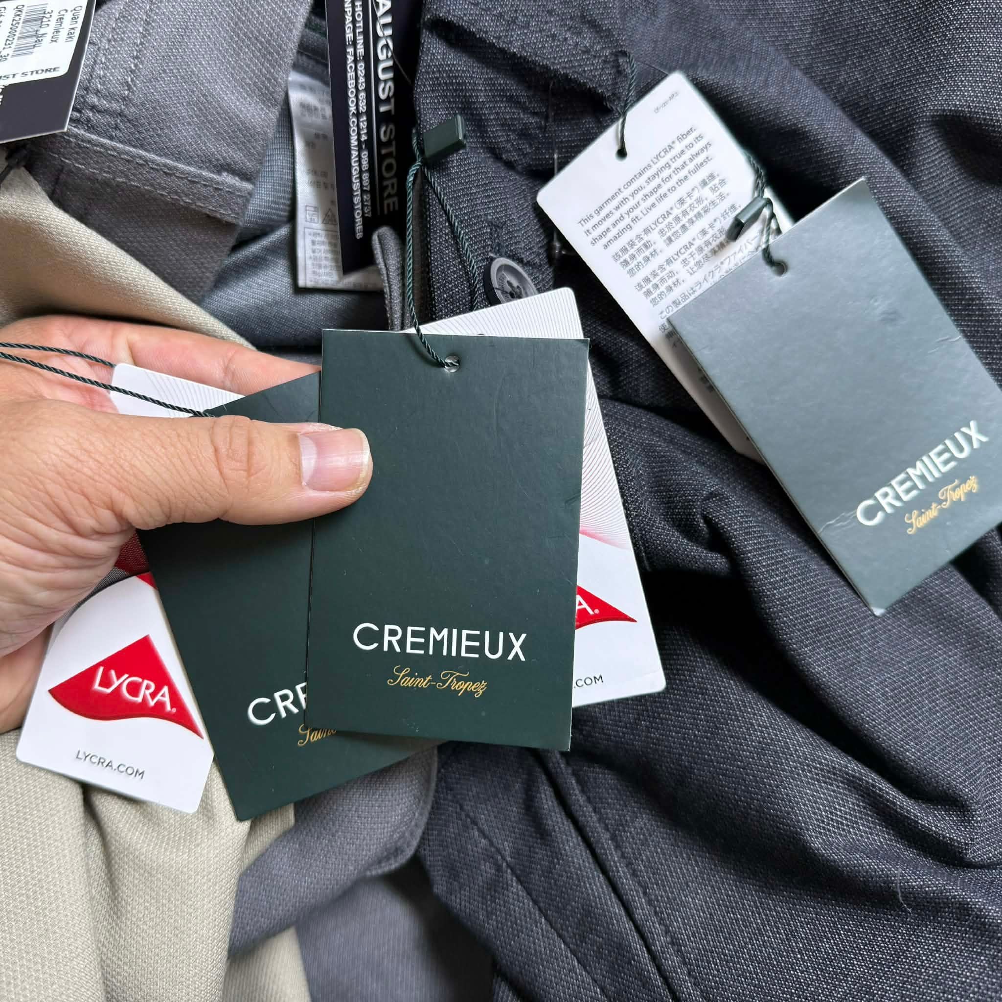 QUẦN CHINO KAKI CRE.MIEUX REGULAR FIT 3210