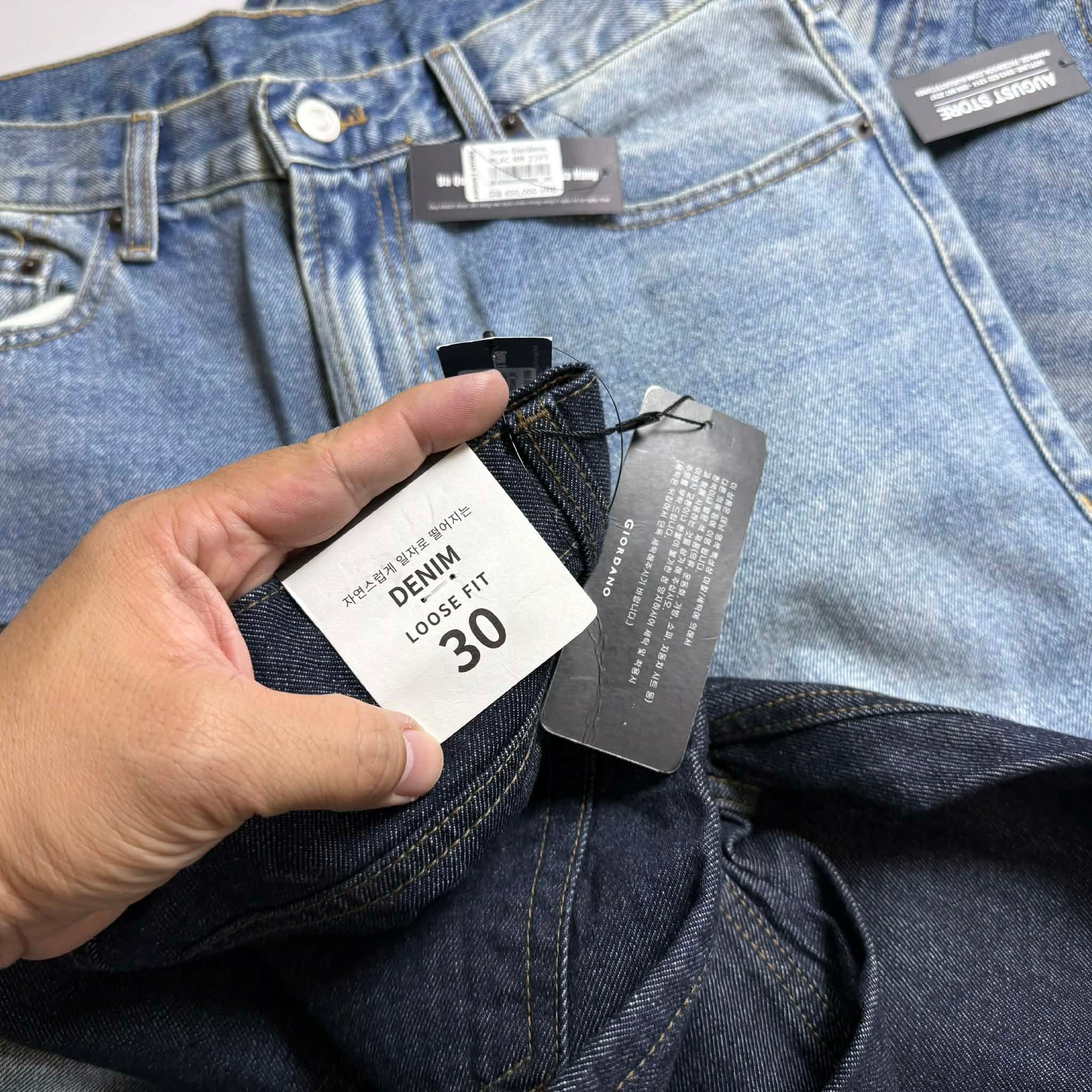 QUẦN JEAN GIOR.DANO DÁNG LOOSE FIT 2243