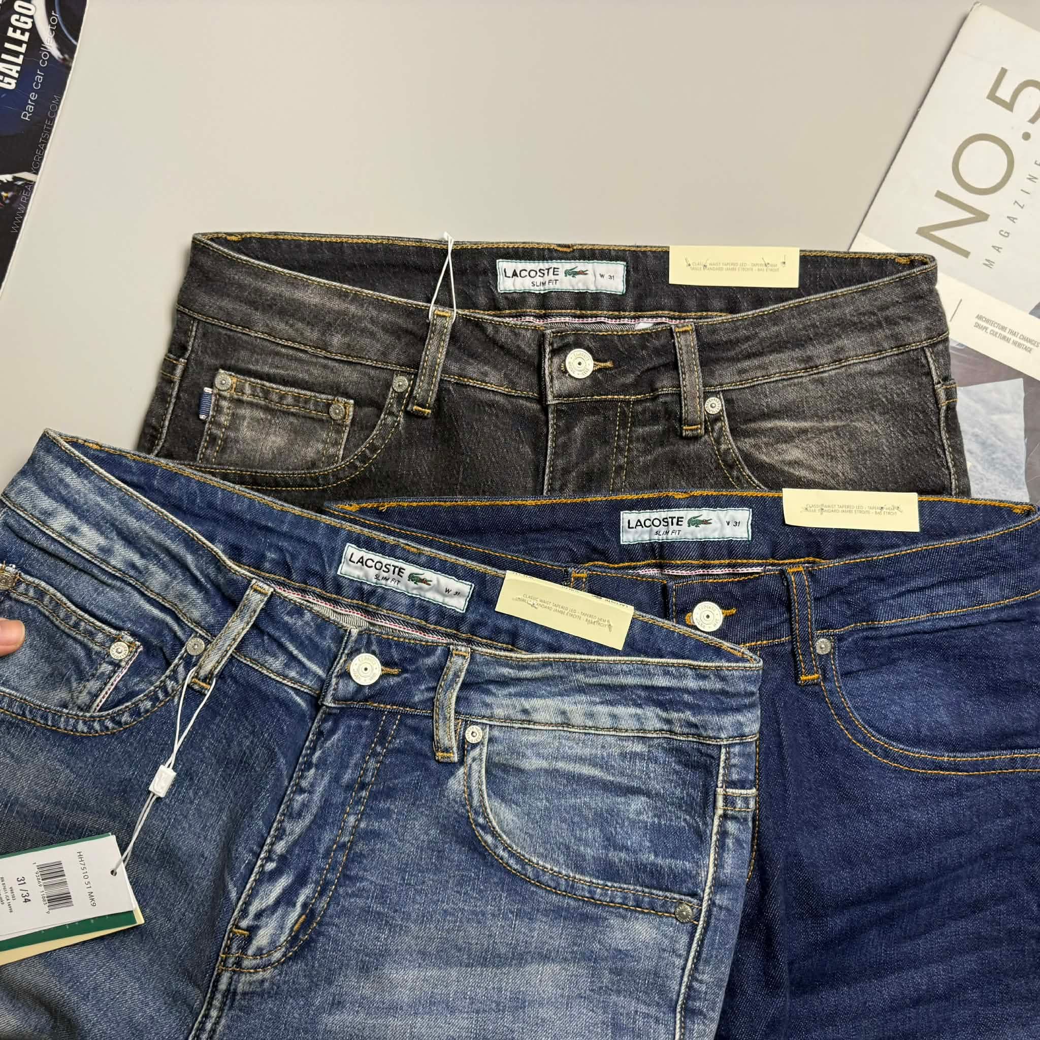 JEAN LA.COSTE SLIMFIT LOGO TÚI SAU 4826