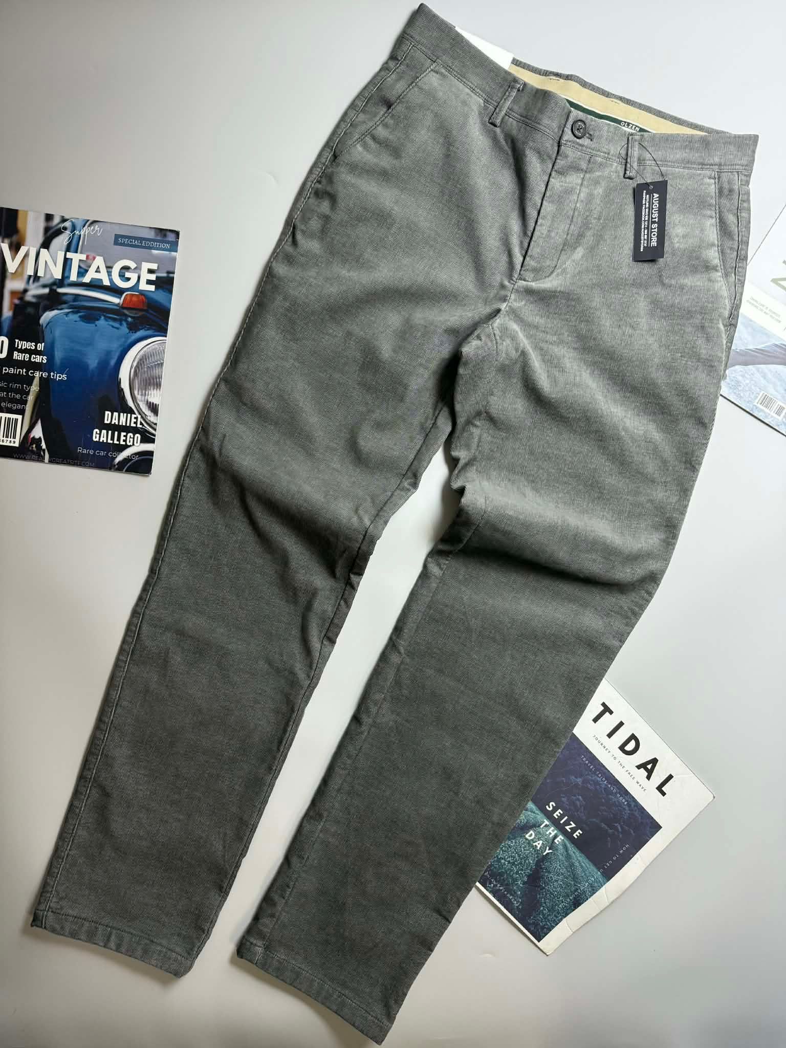 QUẦN NHUNG LÓT NỈ OL.ZEN STANDARD FIT 3034