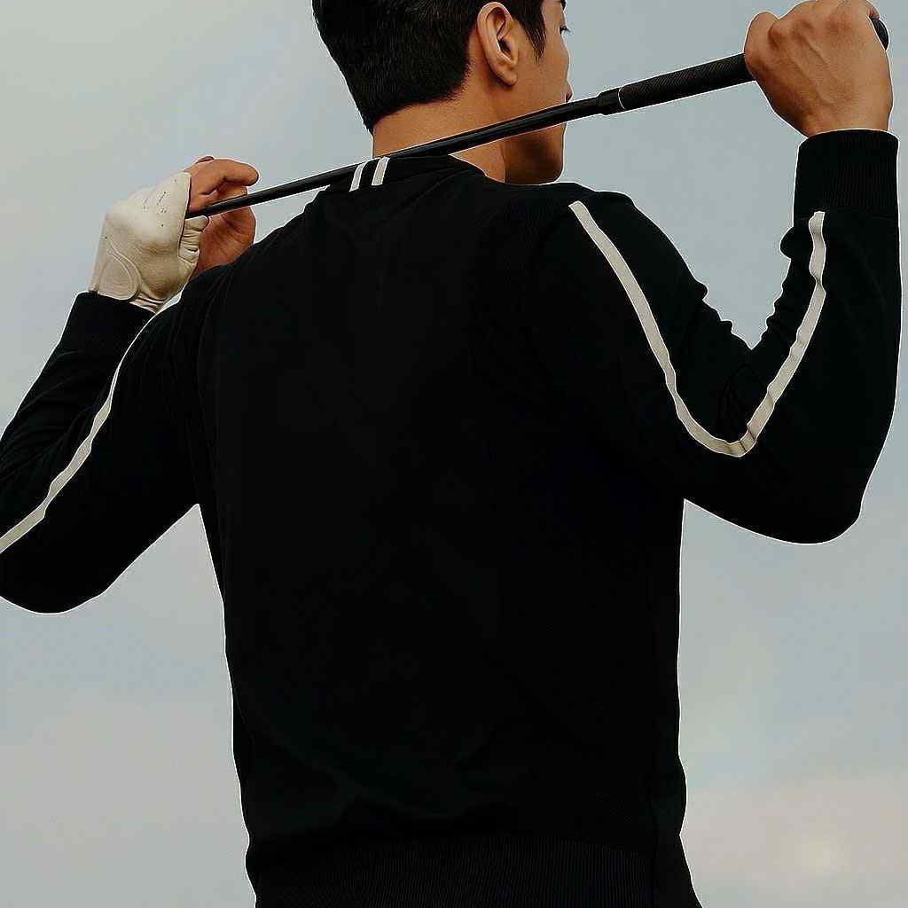 ÁO LEN J.D.X GOLF TAY VIỀN SỌC 3314