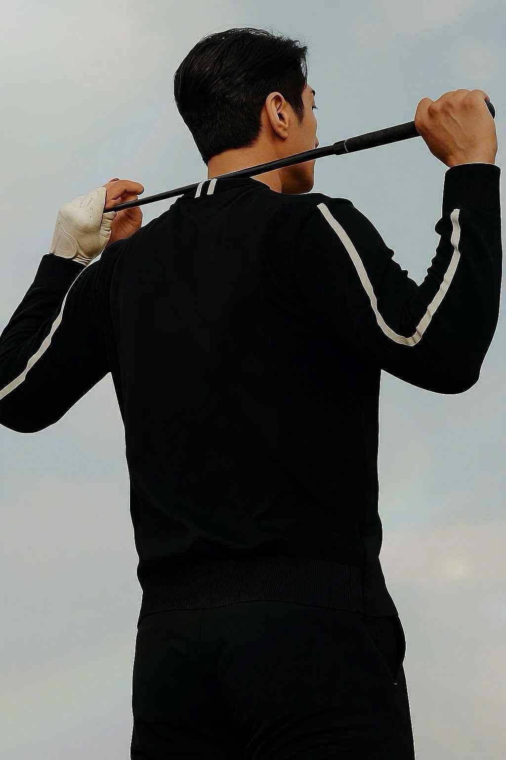 ÁO LEN J.D.X GOLF TAY VIỀN SỌC 3314