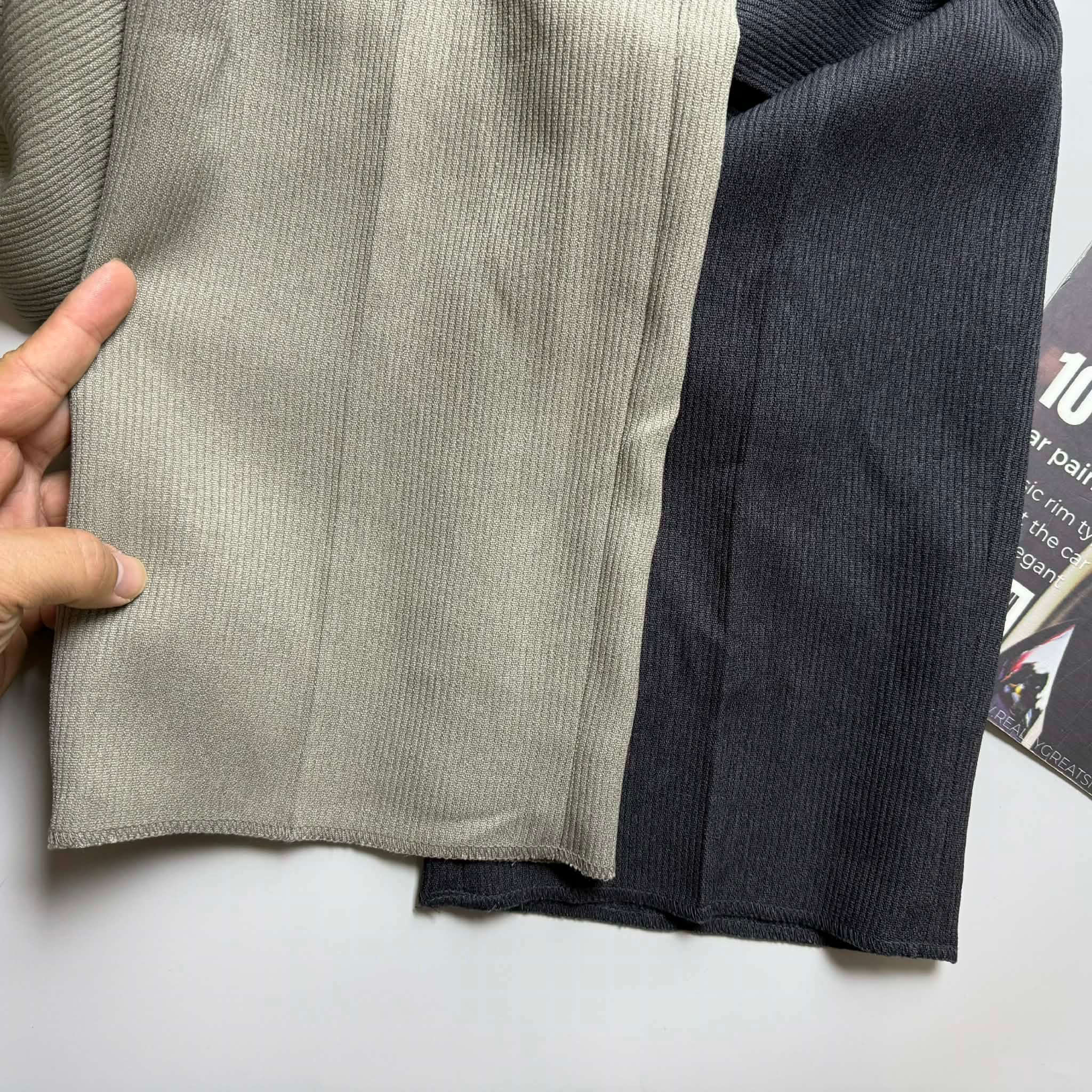 QUẦN NHUNG TĂM CRO.CODILE CHỮ THÊU TÚI 4510