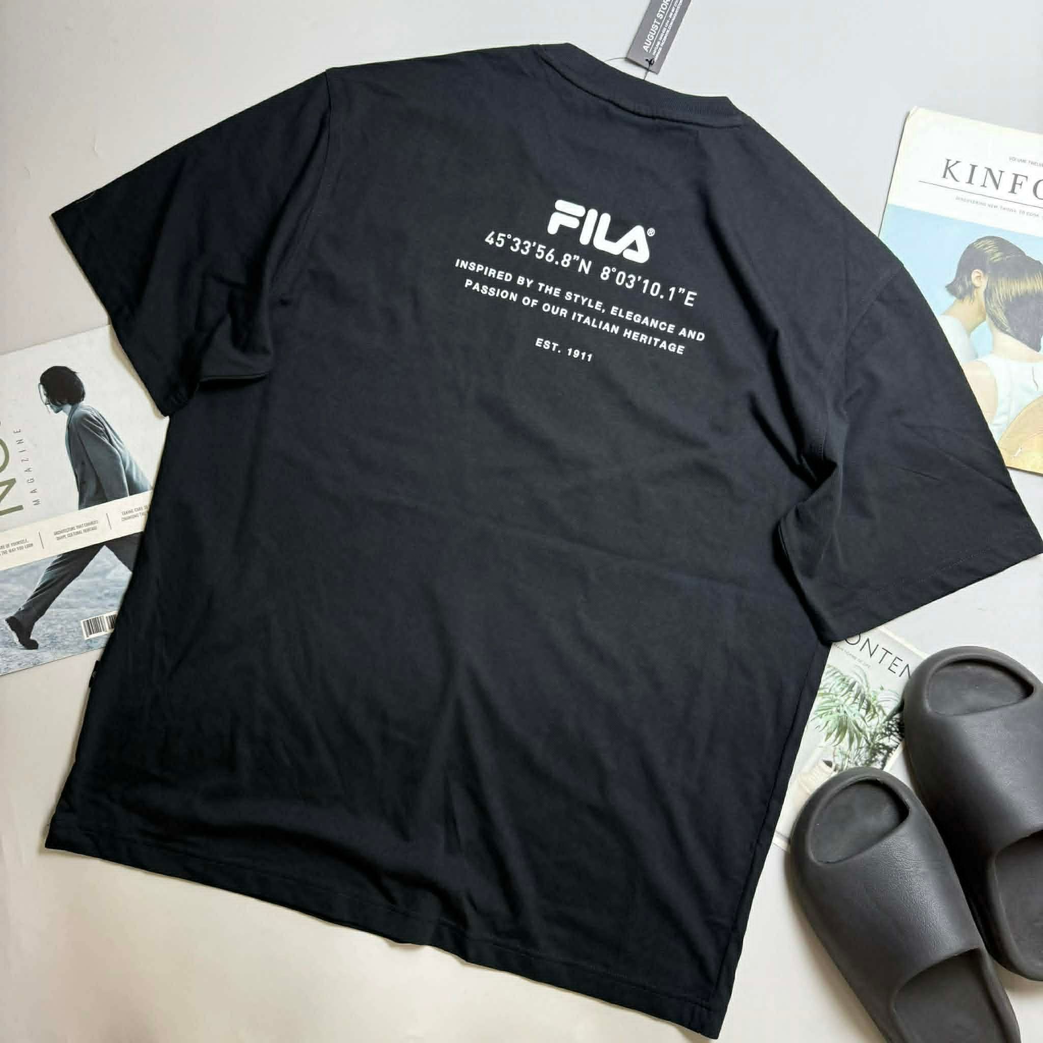 ÁO CT FI.LA UNISEX HERITAGE SERIF LOGO 6605