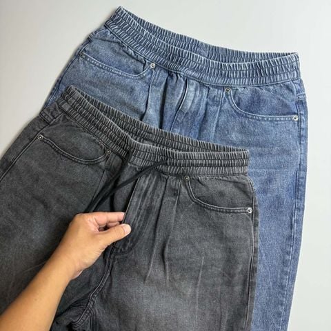 JEAN CUSTOM.ELLOW CẠP CHUN RELAXED TAPERED 4585