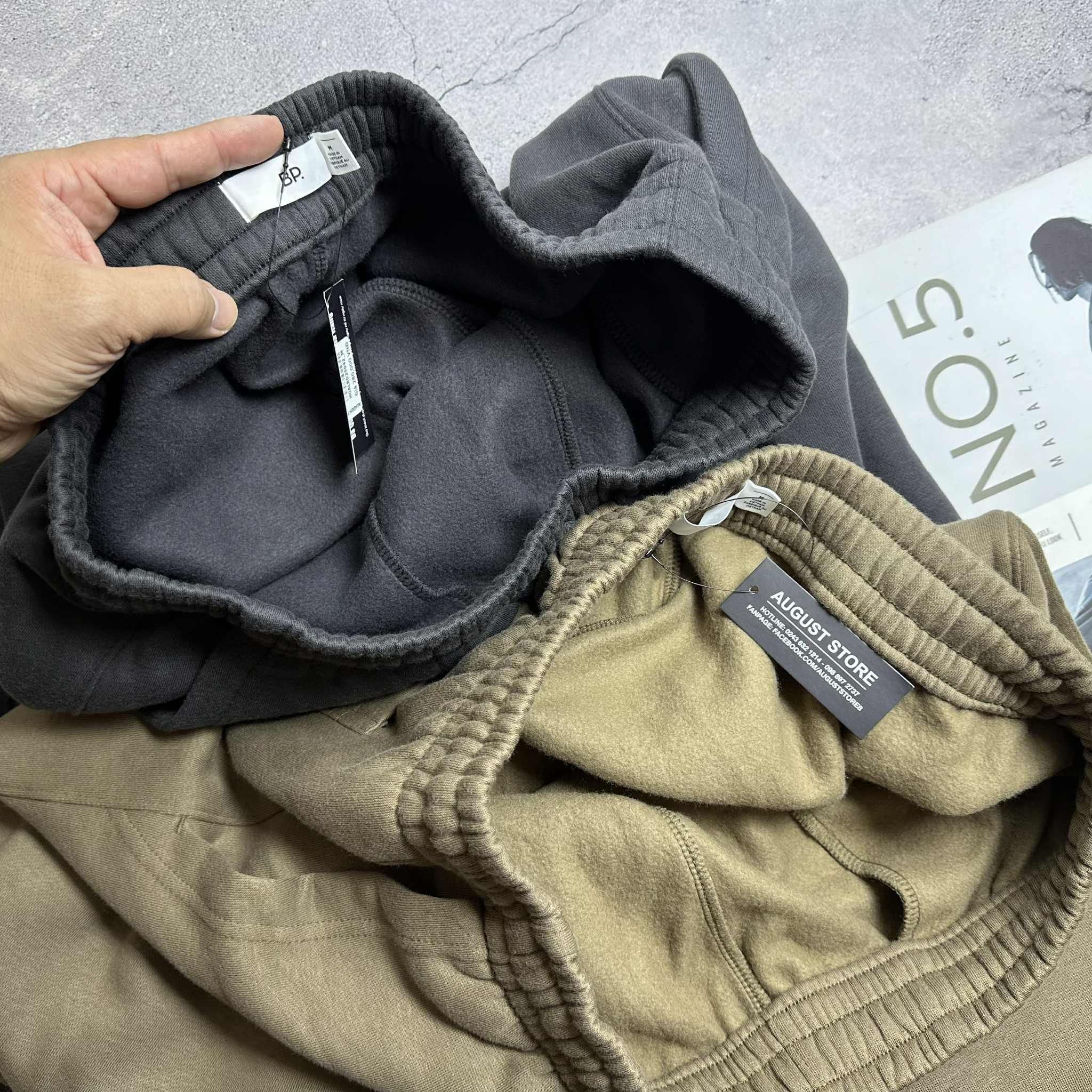 QUẦN NỈ DÁNG SUÔNG BP. BASIC 5197