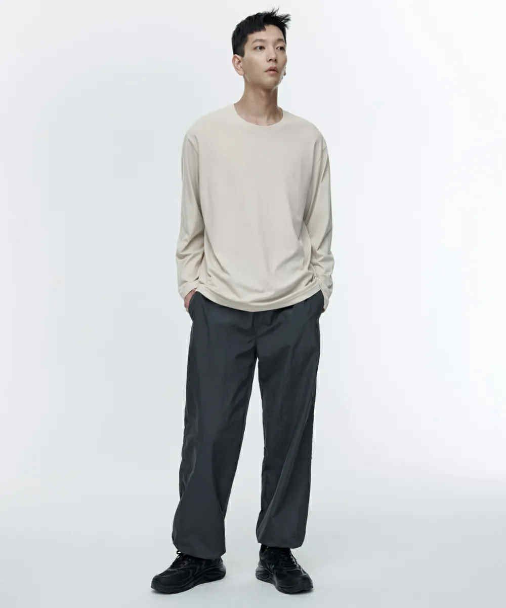 QUẦN GIÓ MU.SINSA NYLON WIDE STRING 3796