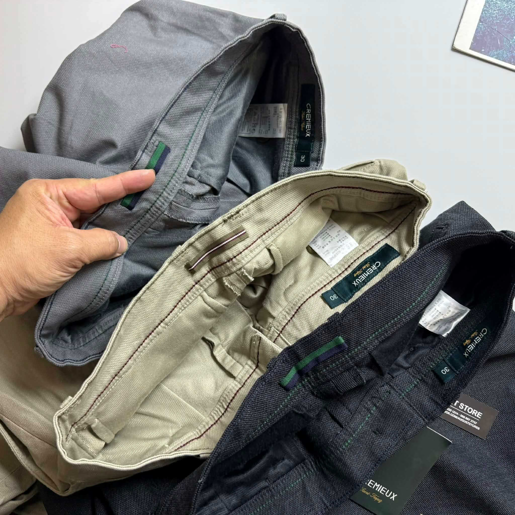 QUẦN CHINO KAKI CRE.MIEUX REGULAR FIT 3210